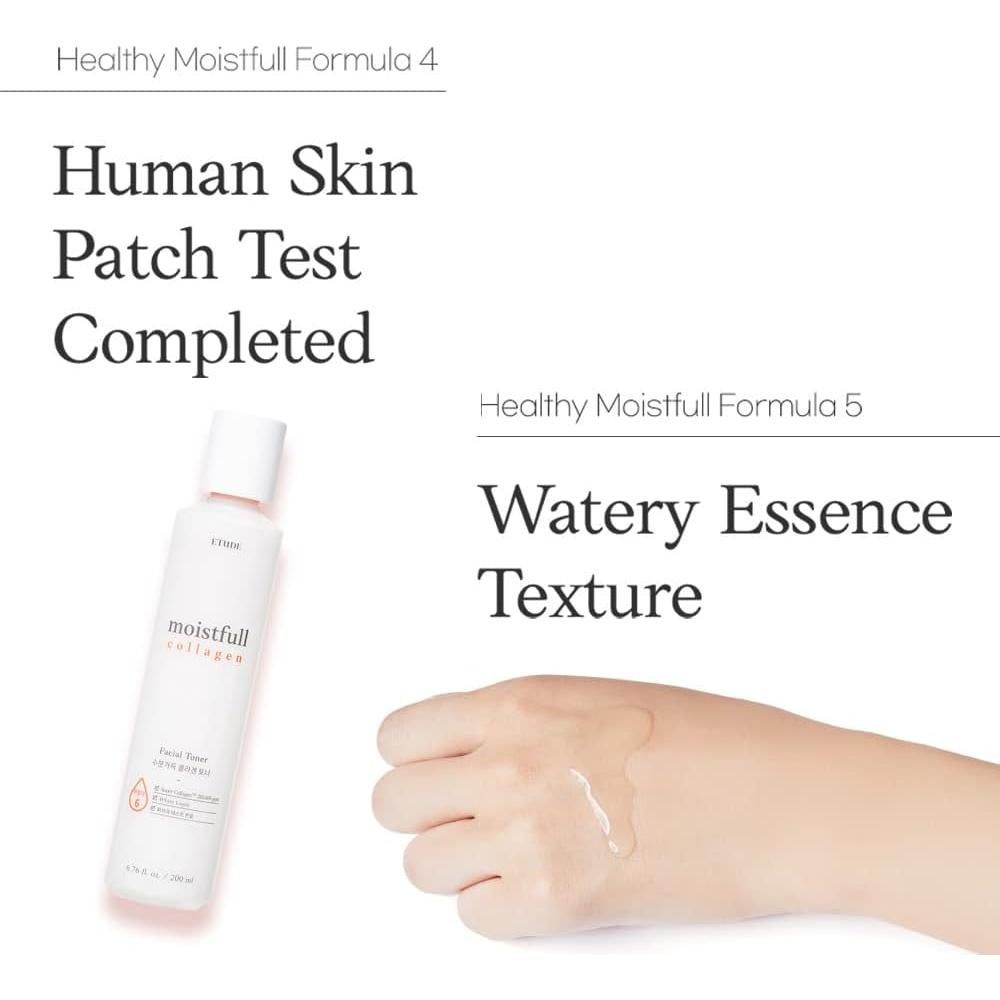 Tónico Facial de Colágeno Moistfull Etude 199.5 ml Hidratante