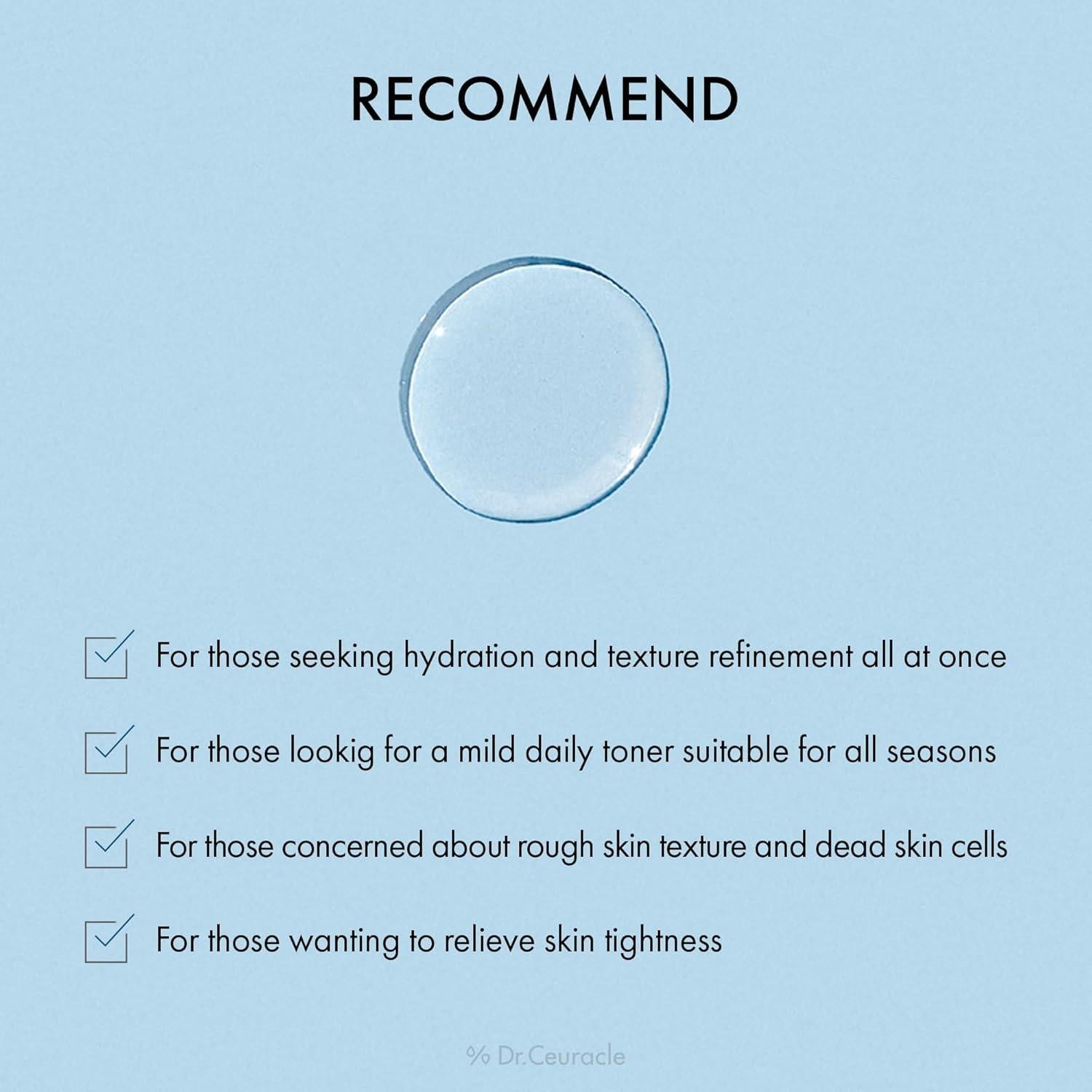 Tónico Hidratante Dr.Ceuracle Pro Balance 300ml - Sin Fragancia