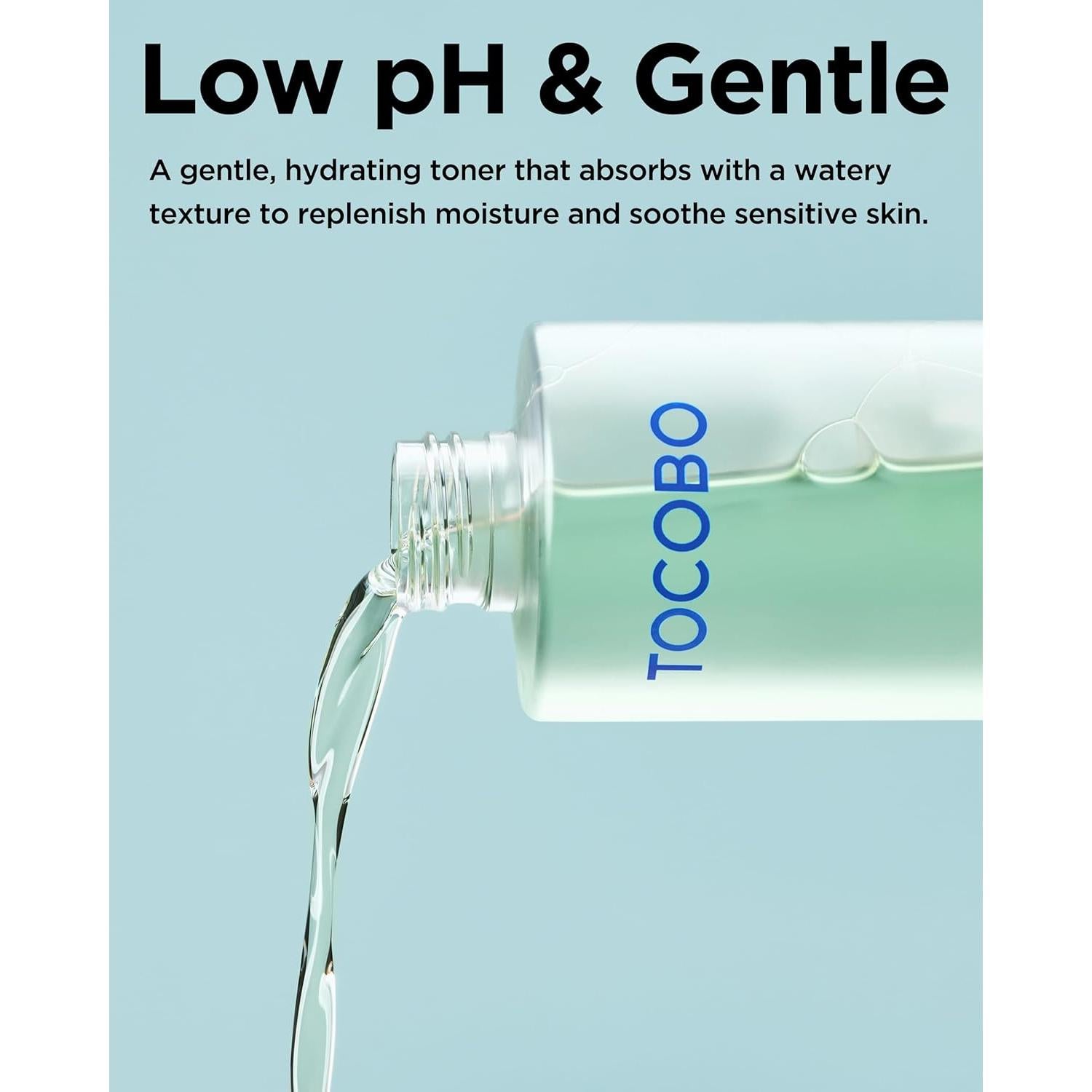 Tónico Facial Calmante CICA TOCOBO 200 ml - Hidratación 24h