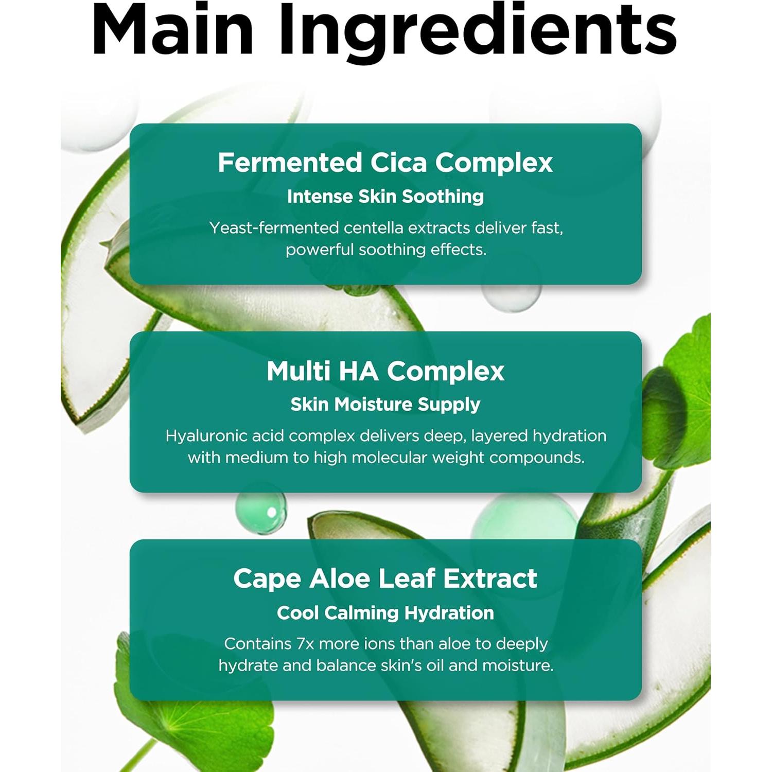 Tónico Facial Calmante CICA TOCOBO 200 ml - Hidratación 24h