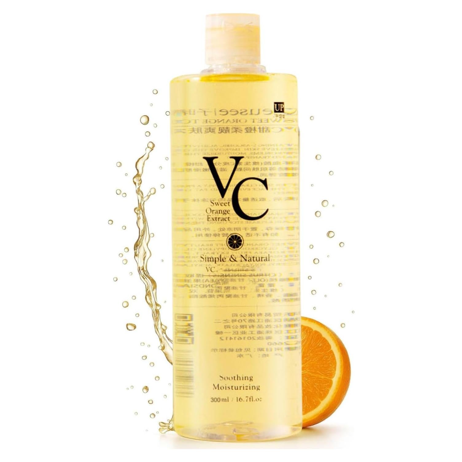Tónico Facial Hidratante VC Marveher 300ml - Vitamina C y Naranja