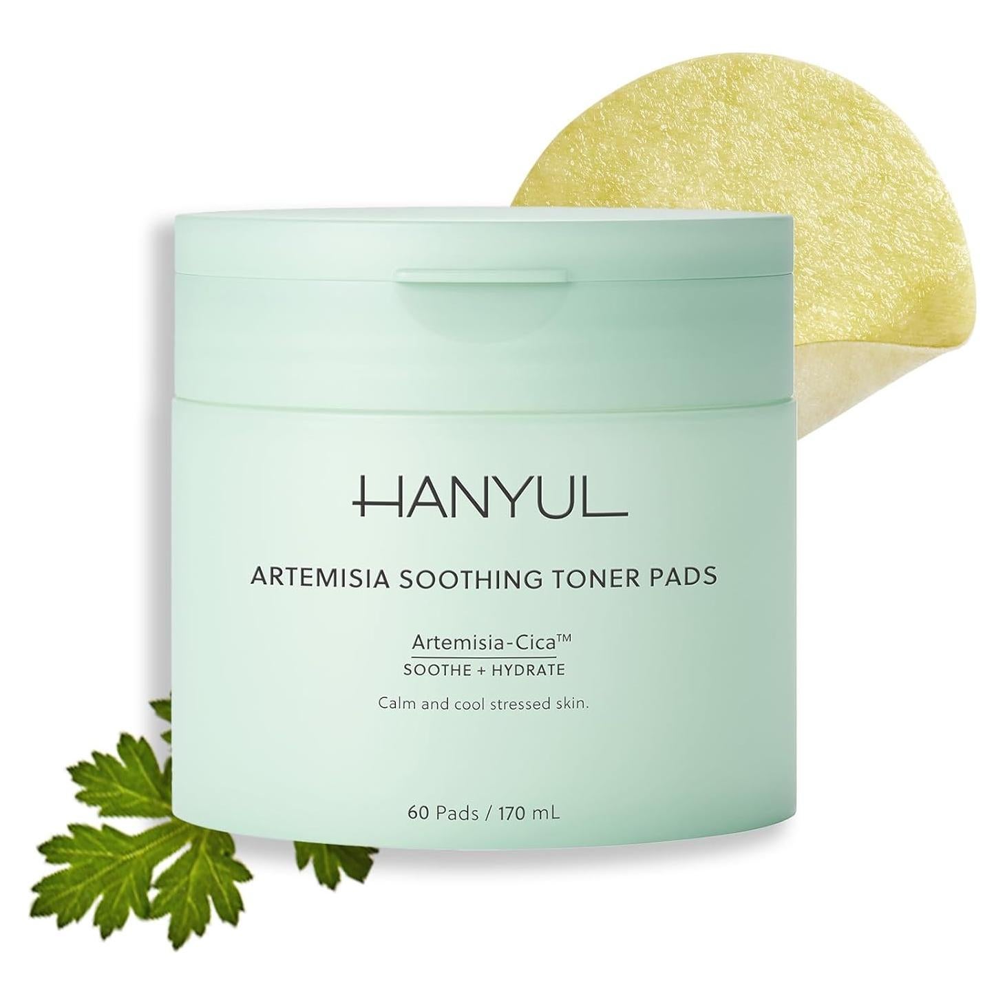 HANYUL Almohadillas Calmantes de Artemisia y Cica 60 Unidades