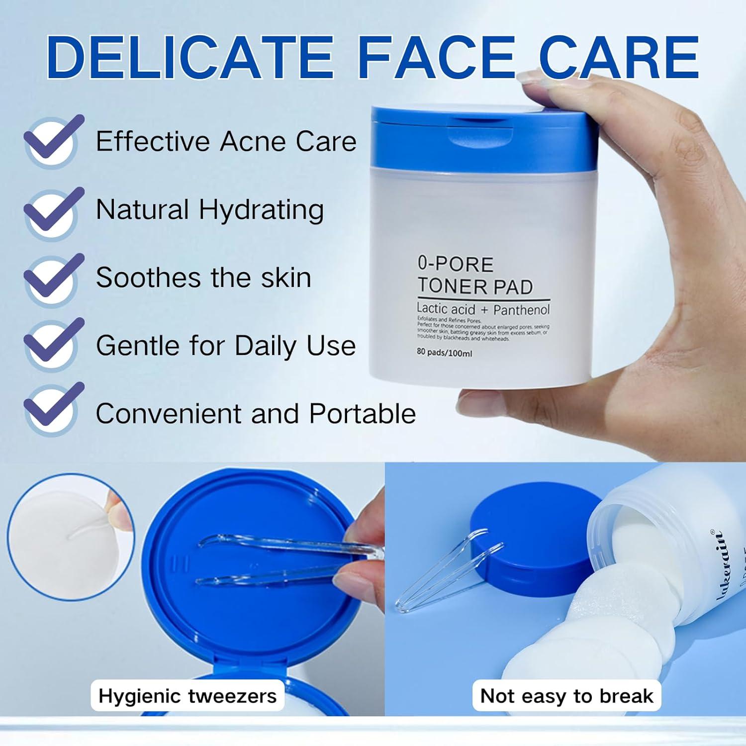 Almohadillas Exfoliantes Evolvique 80 Piezas con AHA y BHA