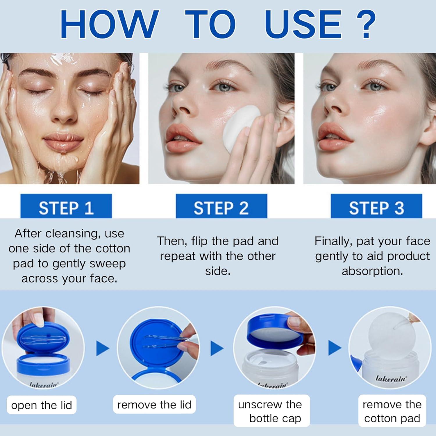 Almohadillas Exfoliantes Evolvique 80 Piezas con AHA y BHA