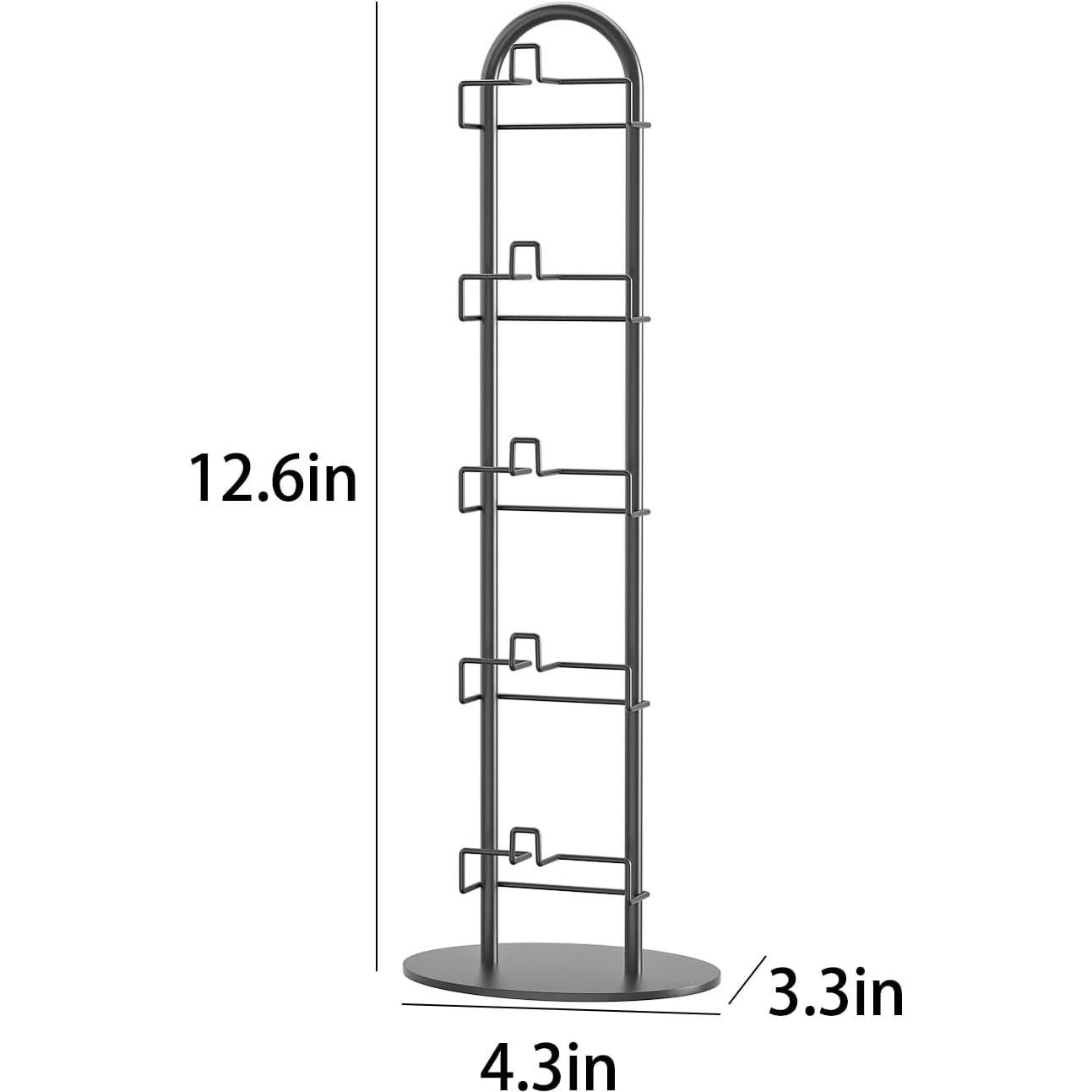 Soporte de exhibición para 5 gafas Justsoso - Metal Negro