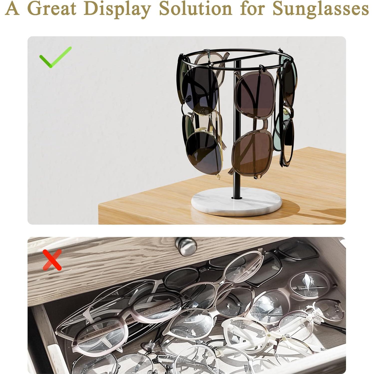 Soporte de Gafas de Sol de Mármol Josmimic - Estable y Elegante