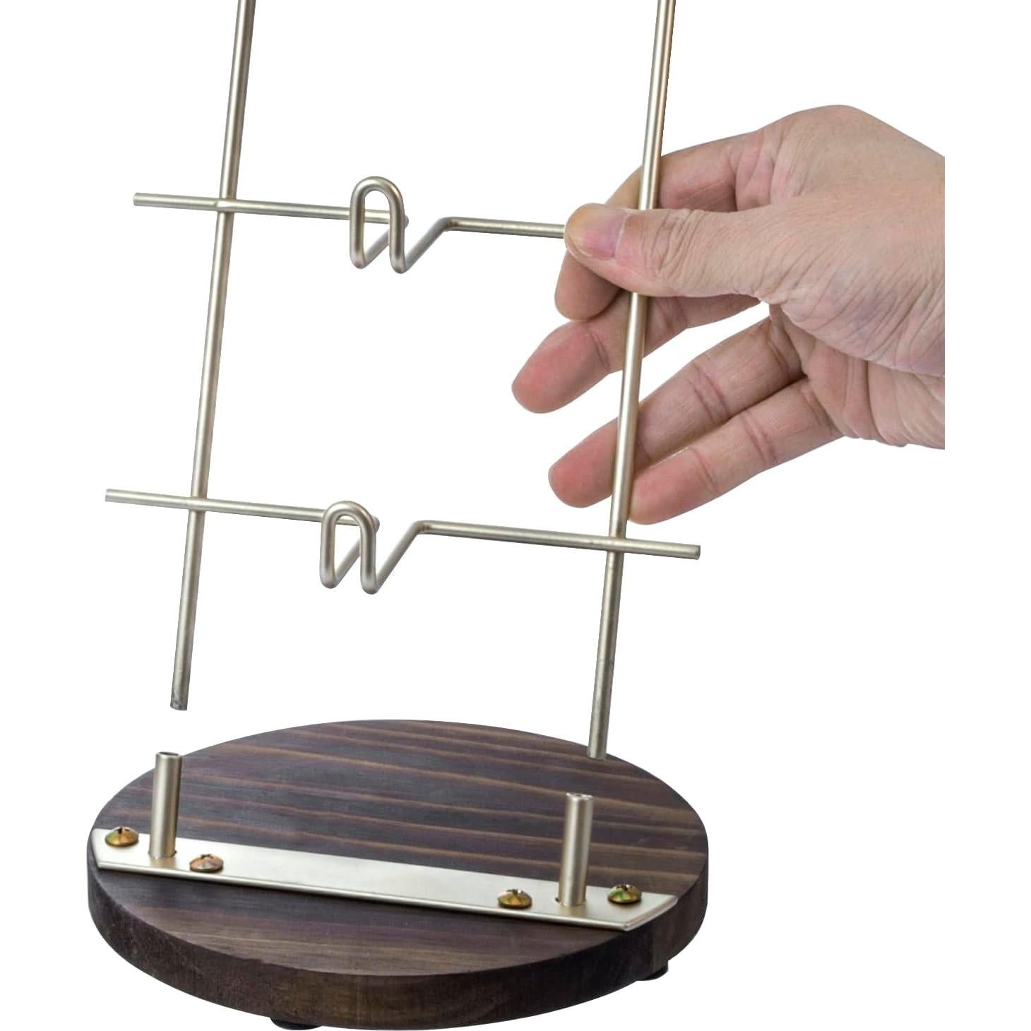 Soporte de exhibición de gafas de sol MyGift 5 niveles metal dorado