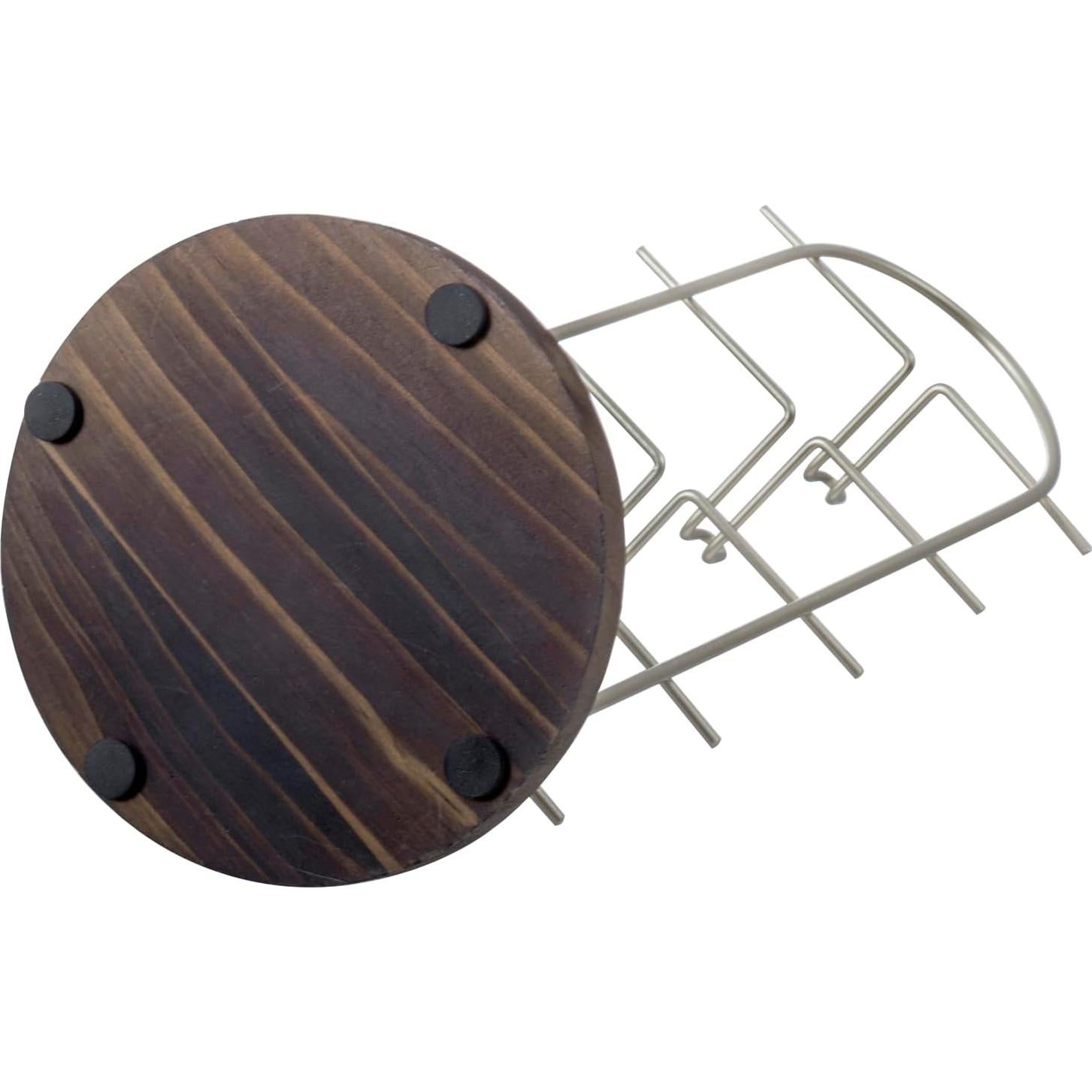 Soporte de exhibición de gafas de sol MyGift 5 niveles metal dorado