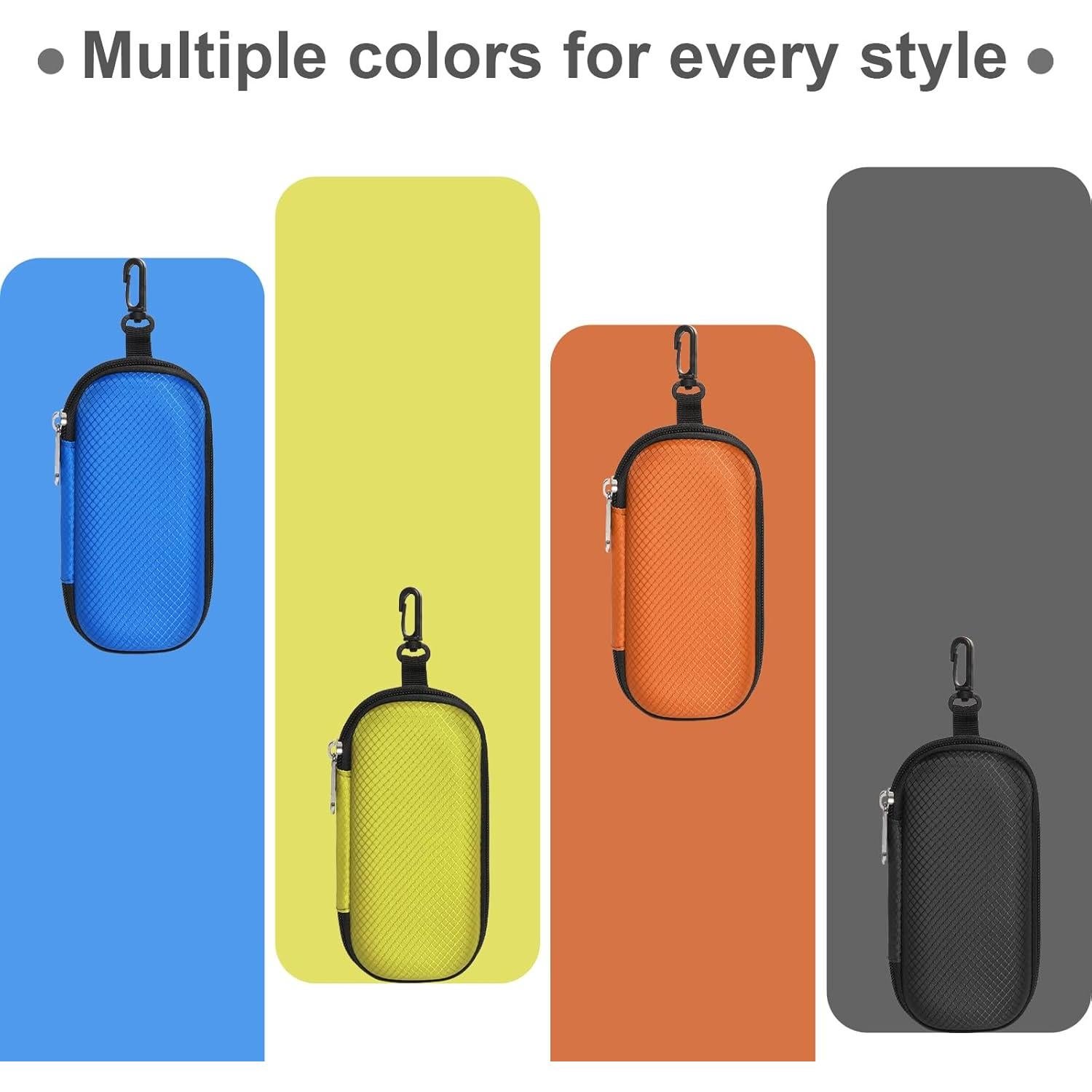 Estuche Doble para Gafas Bukere Negro con Ranuras Ajustables