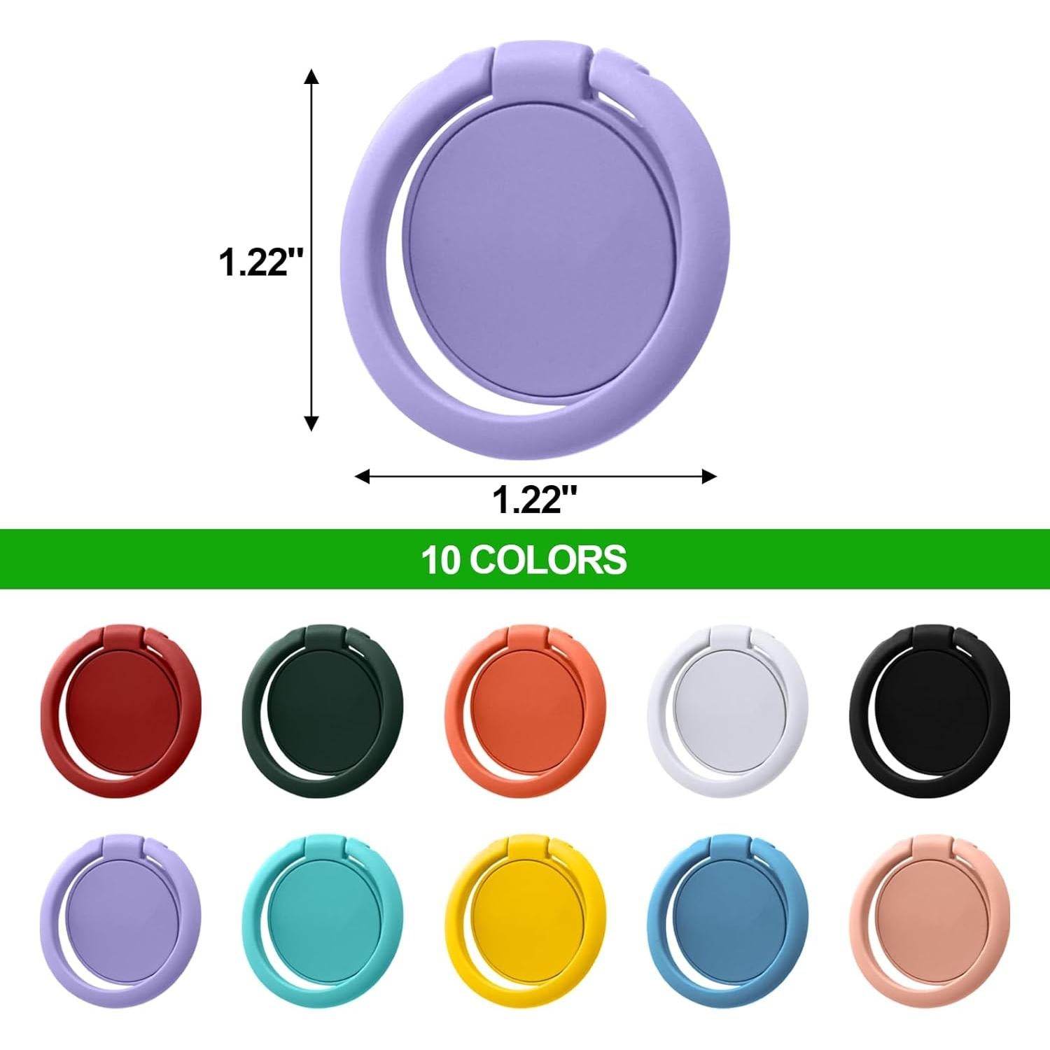 Soporte de Gafas de Sol KIBBEH Pared 10 Colores 3.1cm