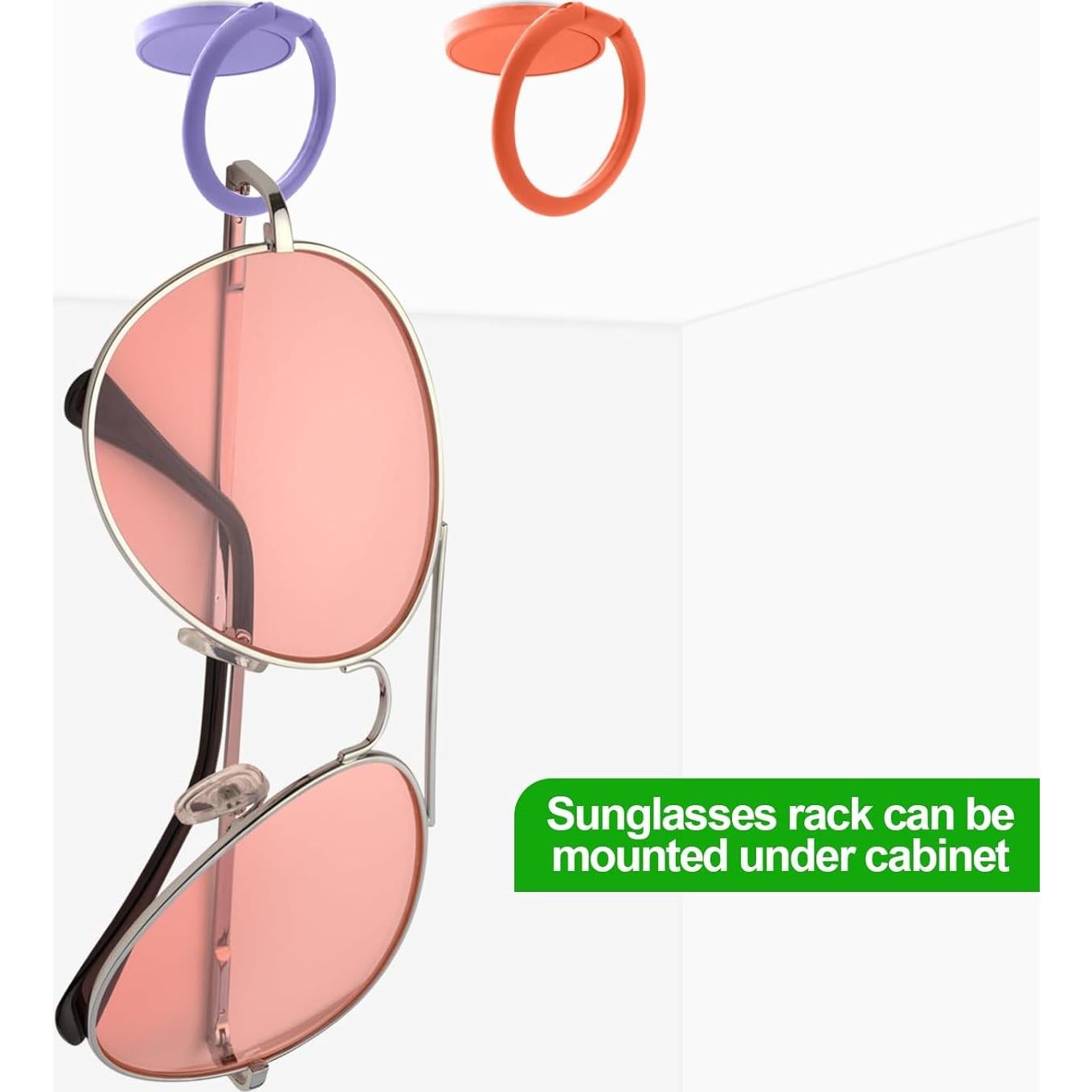 Soporte de Gafas de Sol KIBBEH Pared 10 Colores 3.1cm