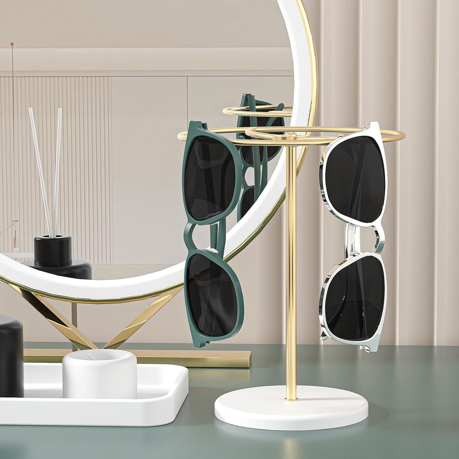 Soporte Organizador de Gafas de Sol Rotatorio 360° Coward