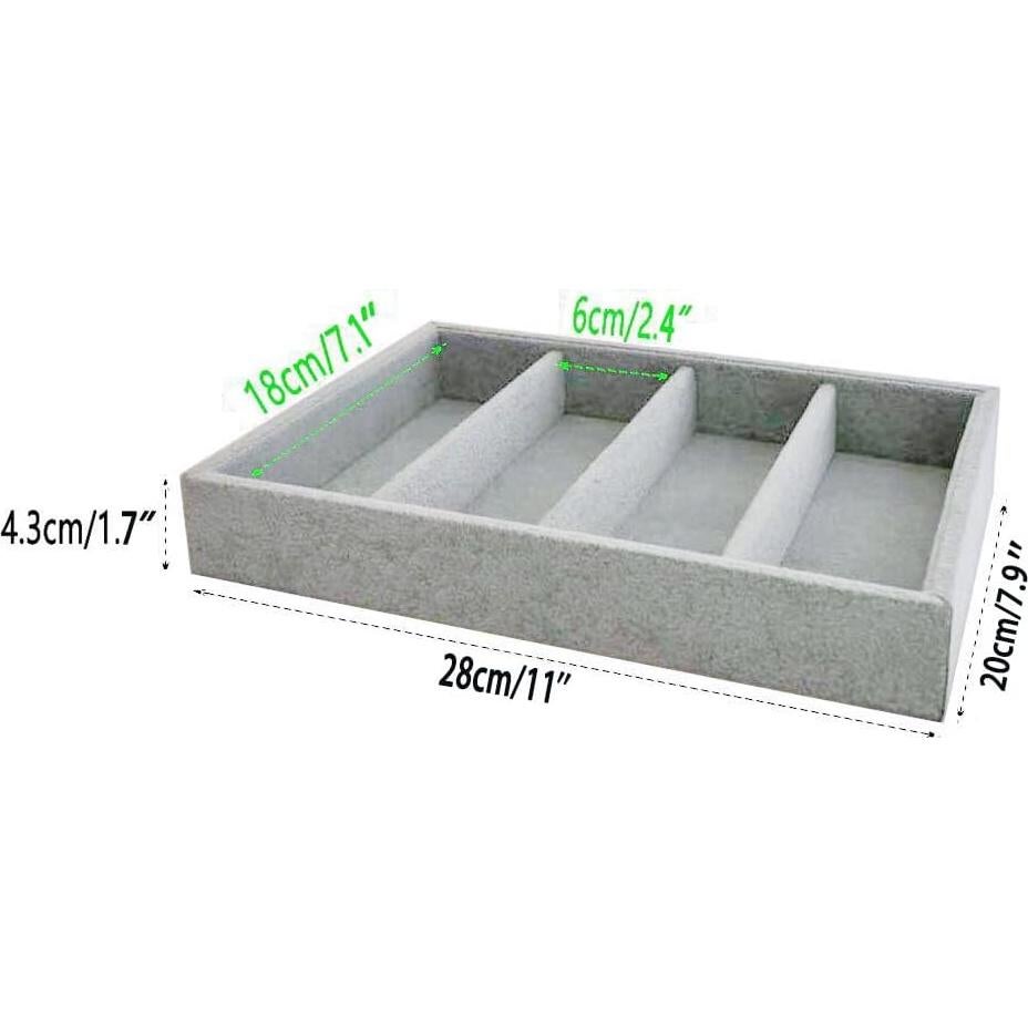 Bandeja organizadora apilable Svea Display para gafas y relojes