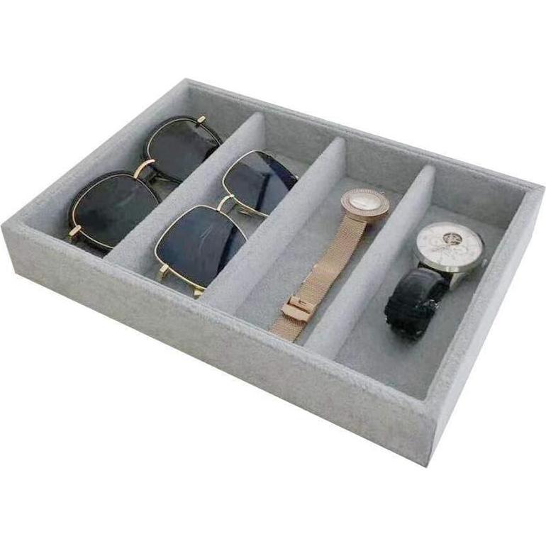 Bandeja organizadora apilable Svea Display para gafas y relojes