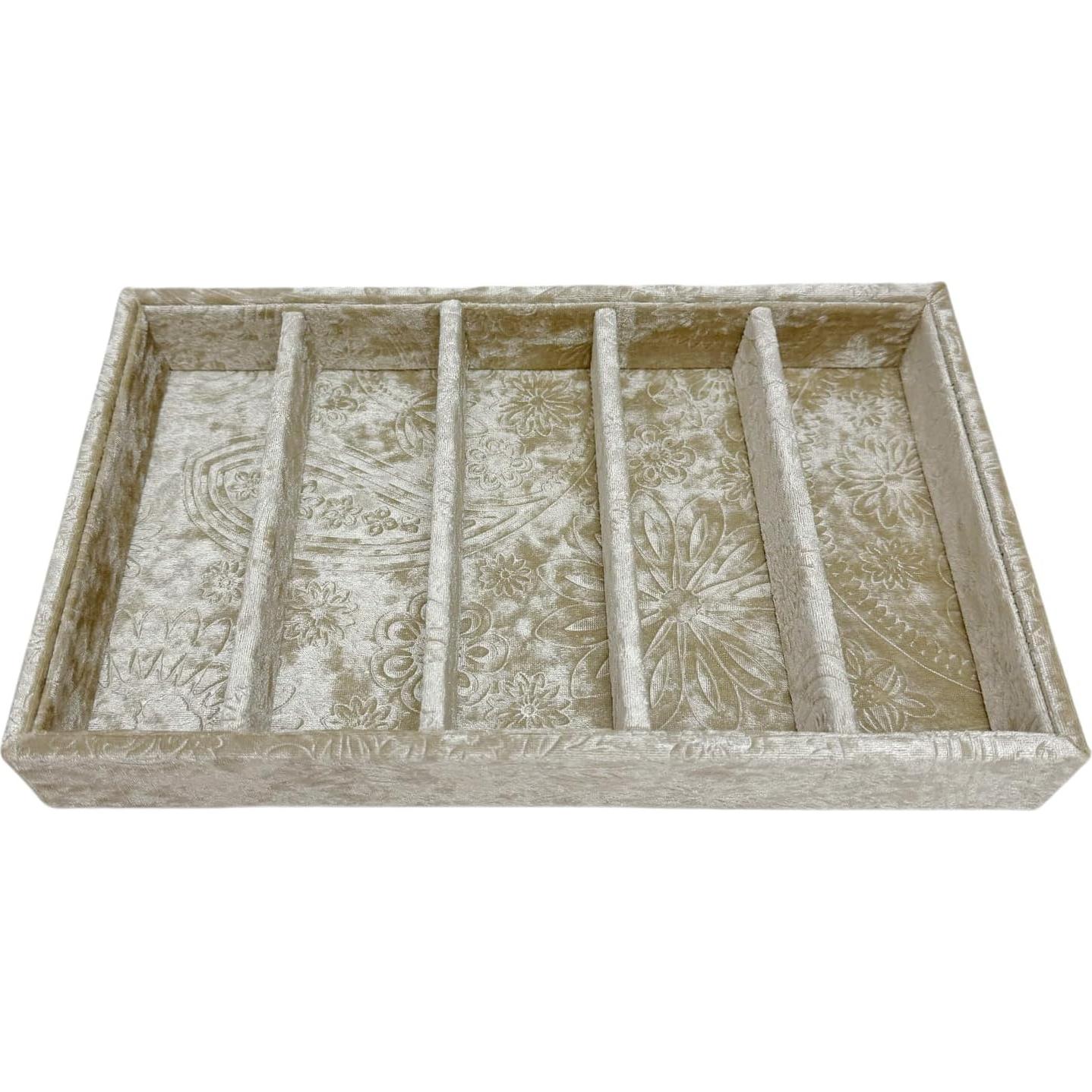 Organizador de Gafas de Sol AgentMoon 5 Compartimentos Terciopelo