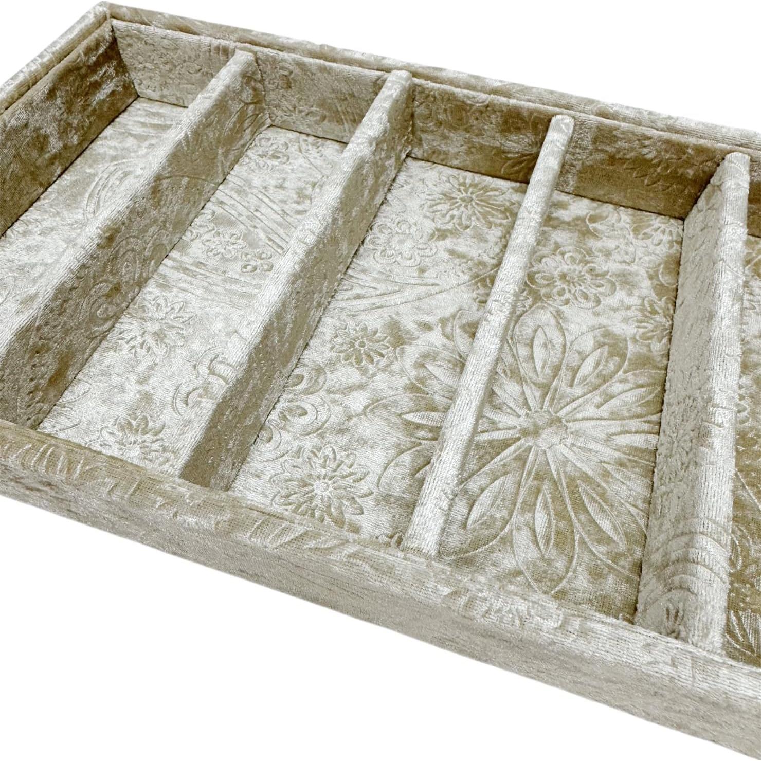 Organizador de Gafas de Sol AgentMoon 5 Compartimentos Terciopelo