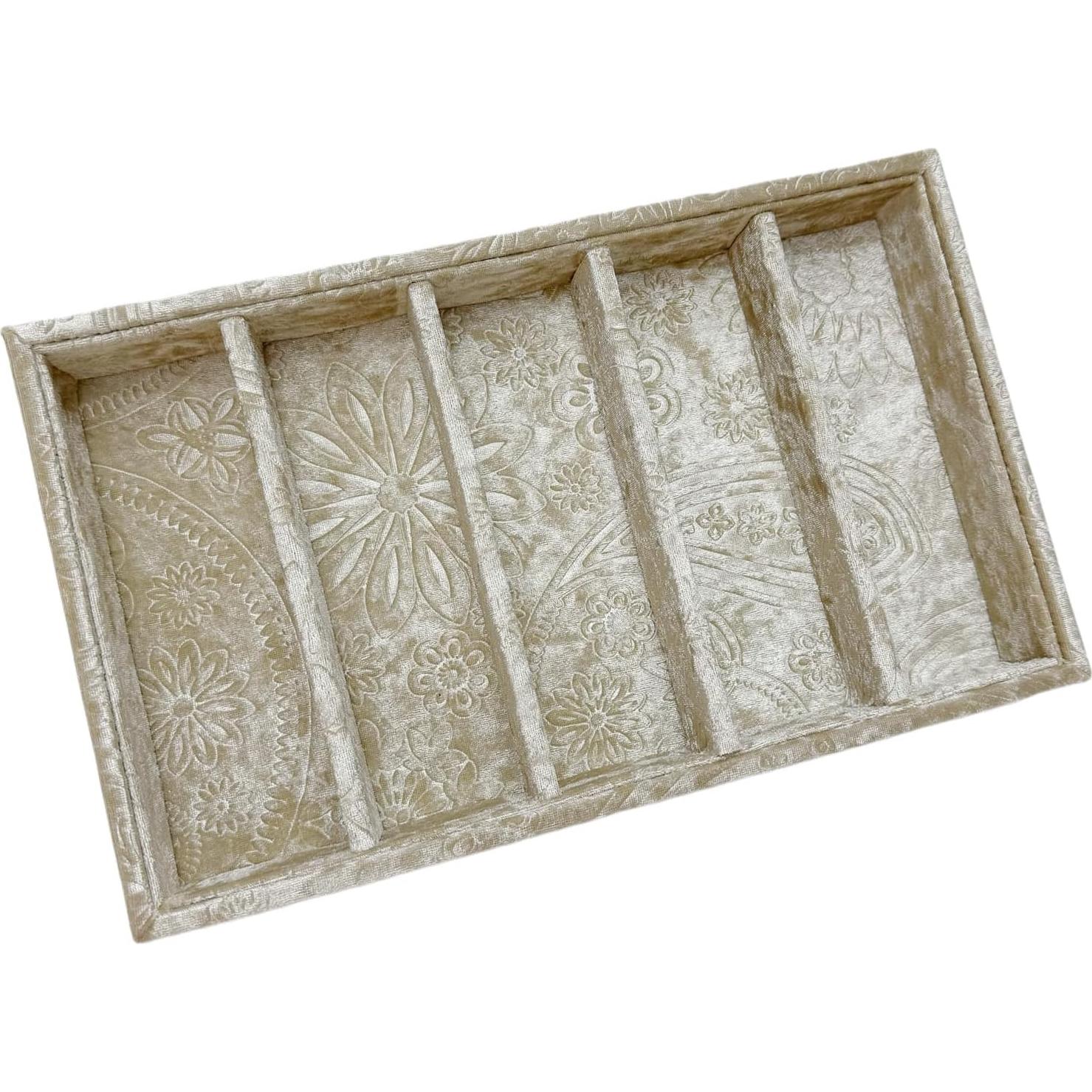 Organizador de Gafas de Sol AgentMoon 5 Compartimentos Terciopelo