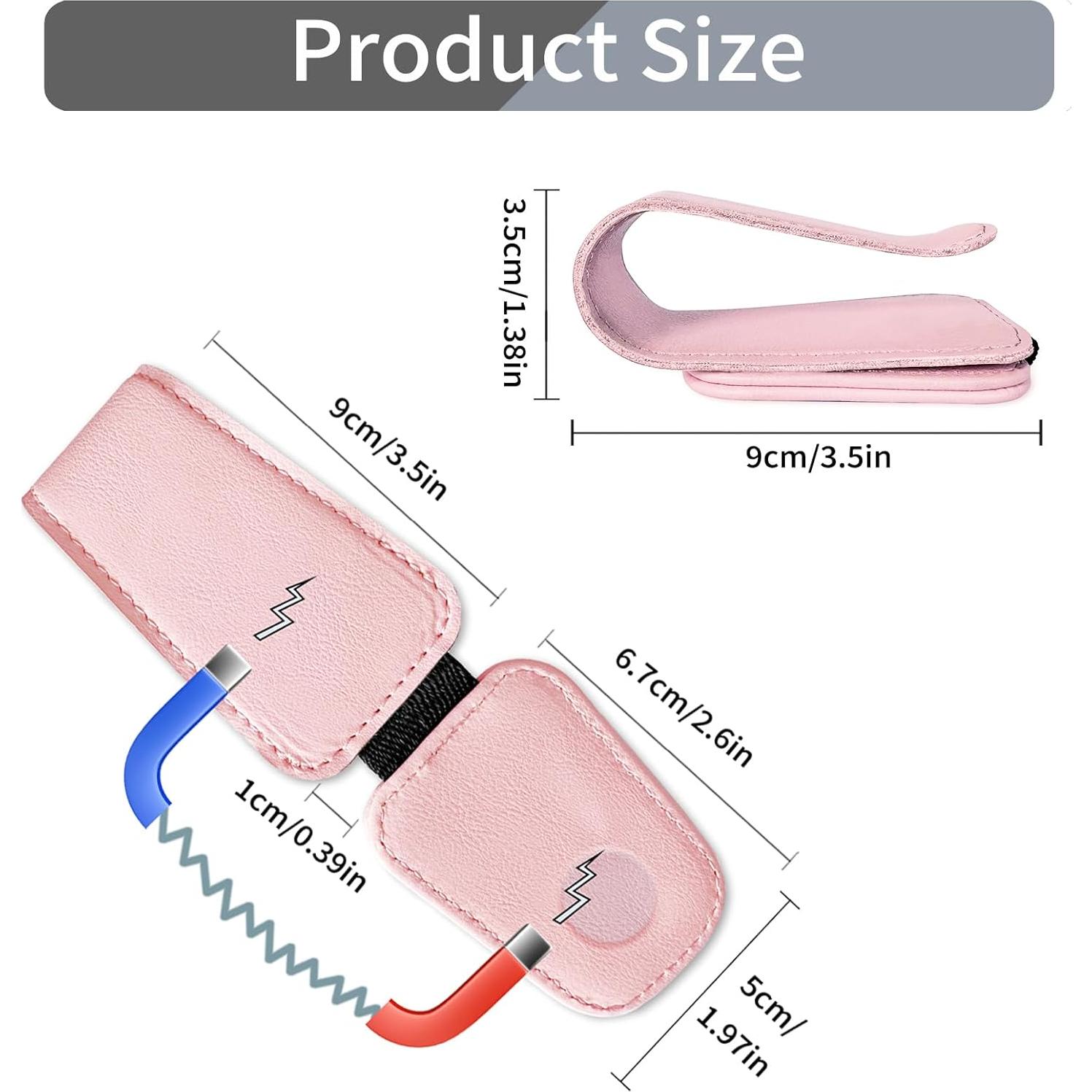 Clip Organizador de Gafas de Sol TILDOSAC Rosa Doble