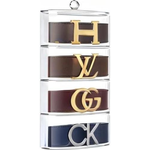 Organizador de Cinturones Acrílico STUDIO MYO 4 Capas Transparente