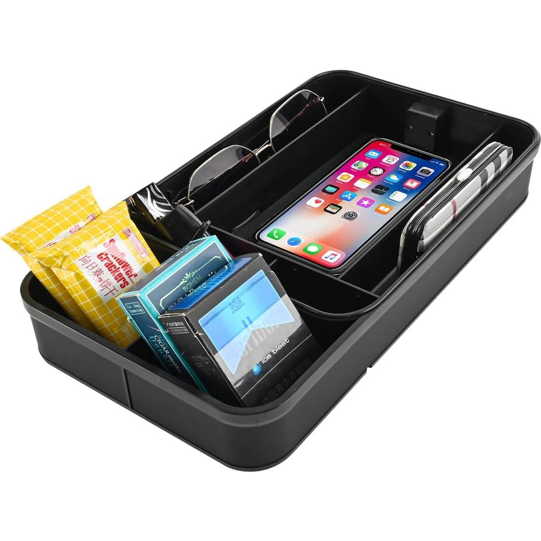 Organizador de Consola Central Keketuohai Negro 30 cm - Almacenamiento Coche