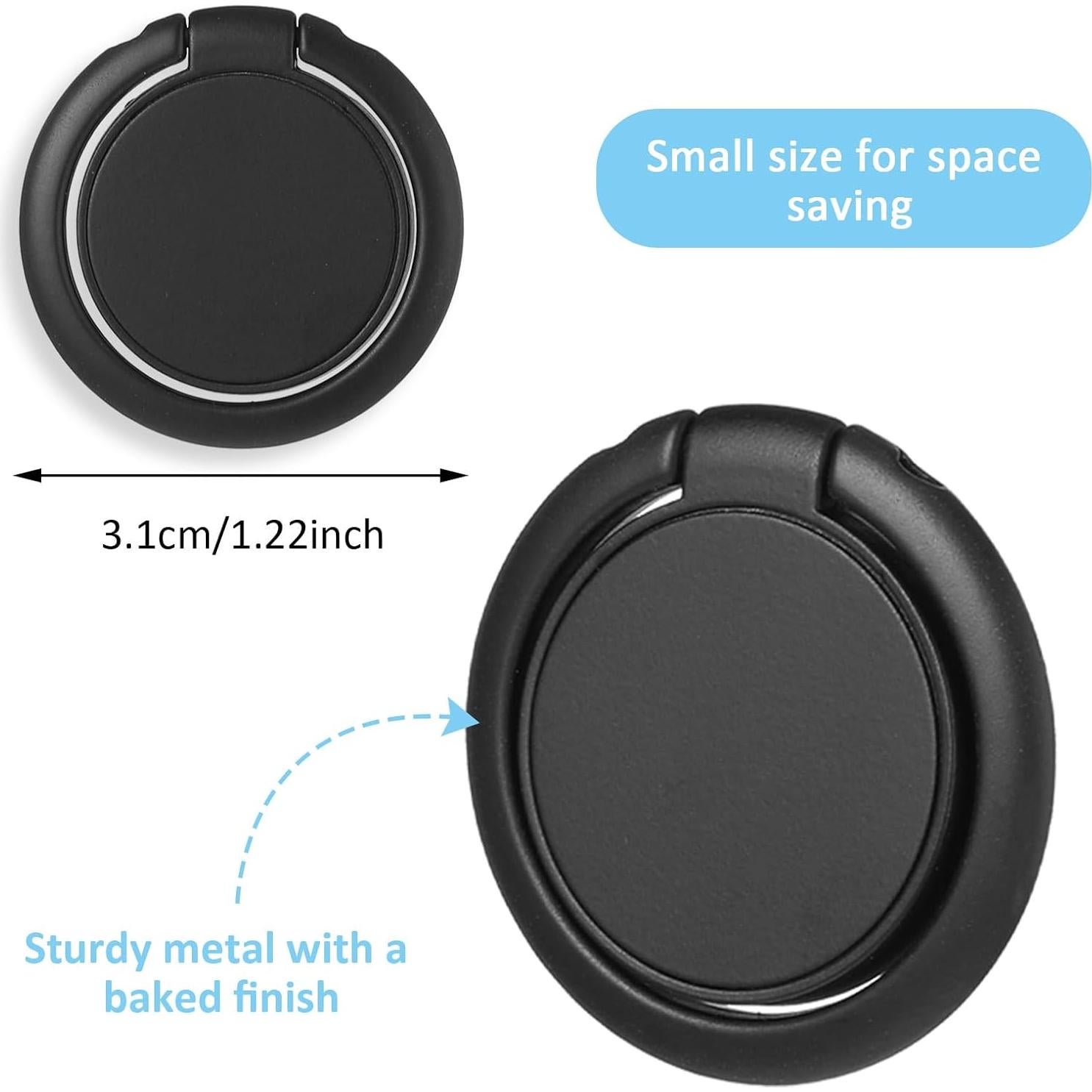 Organizador de Gafas de Sol Mabor 6 Piezas Montaje Pared Negro