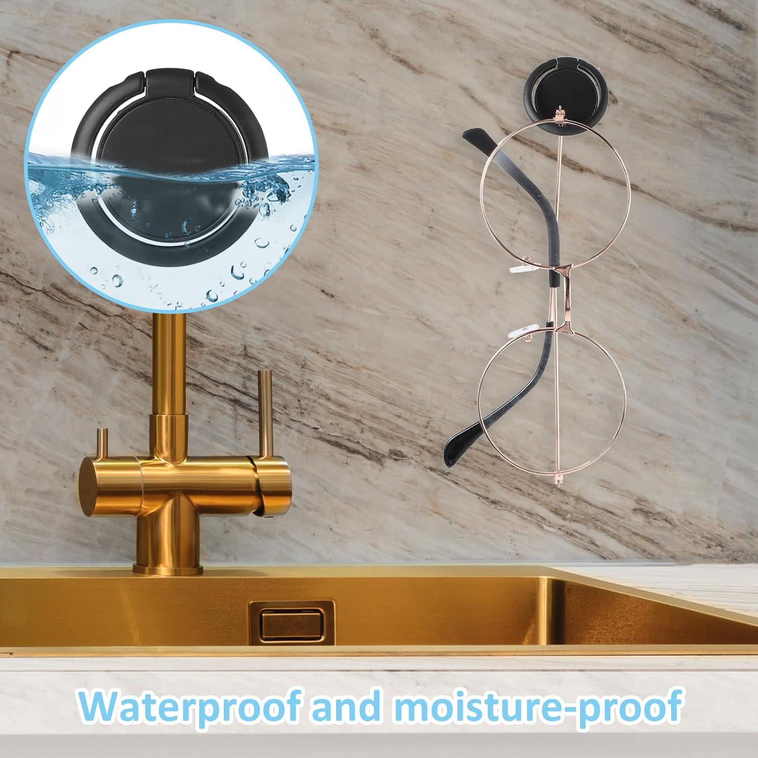 Organizador de Gafas de Sol Mabor 6 Piezas Montaje Pared Negro