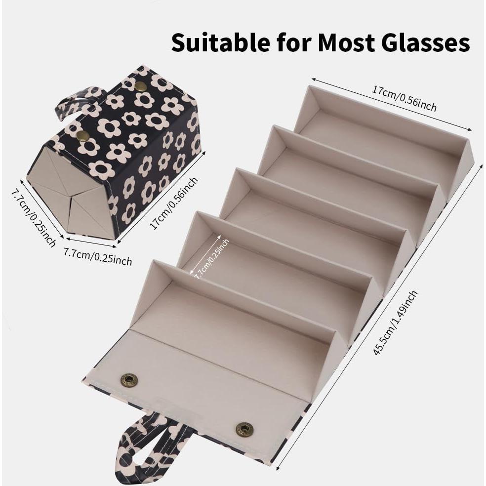 Organizador de Gafas de Sol LOVE MEI Plegable para Viajes