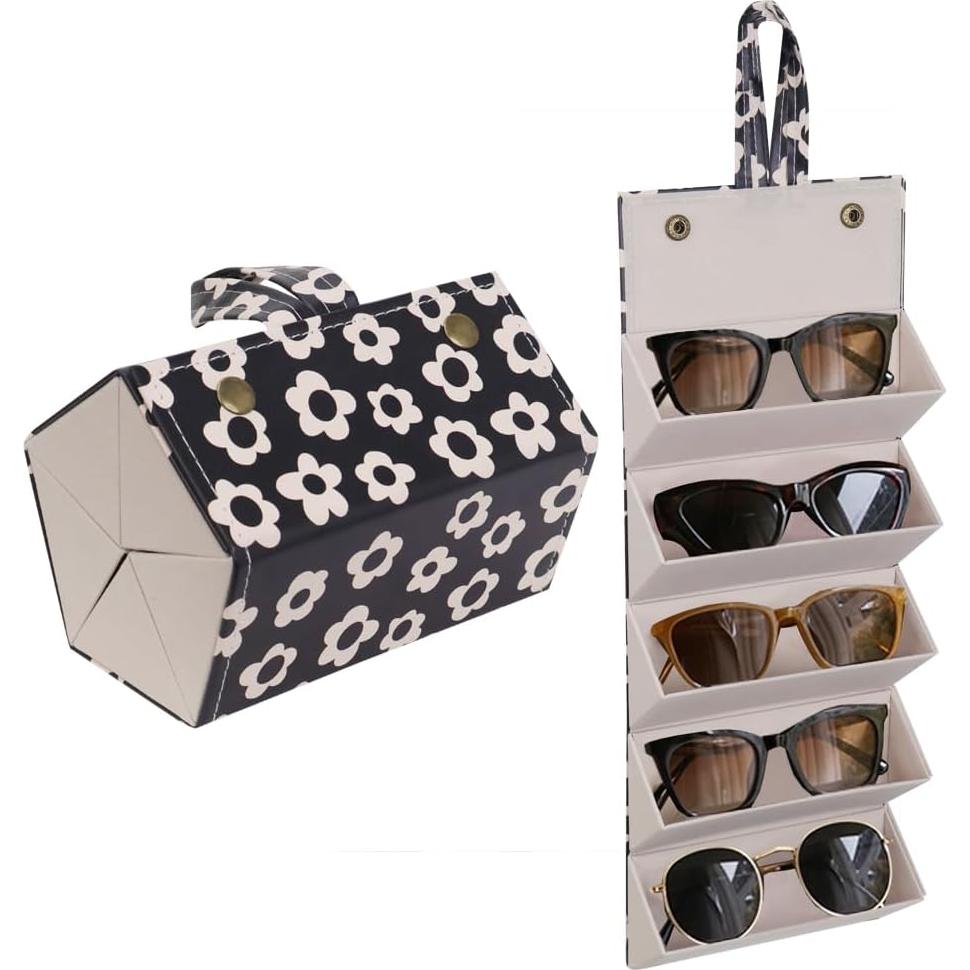 Organizador de Gafas de Sol LOVE MEI Plegable para Viajes