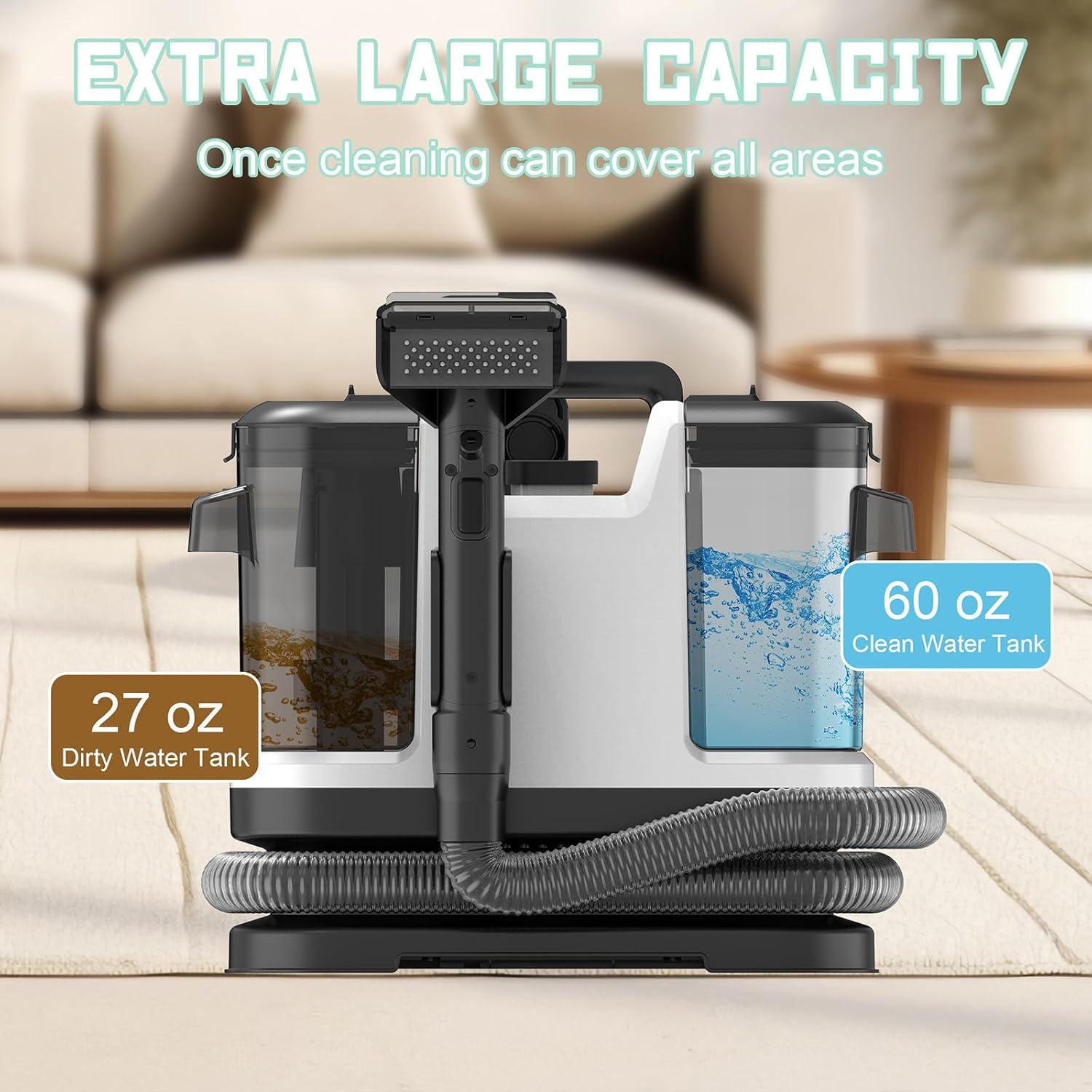 Limpiador Portátil de Alfombras IEVENW M-304AC-A 120V 4.12kg