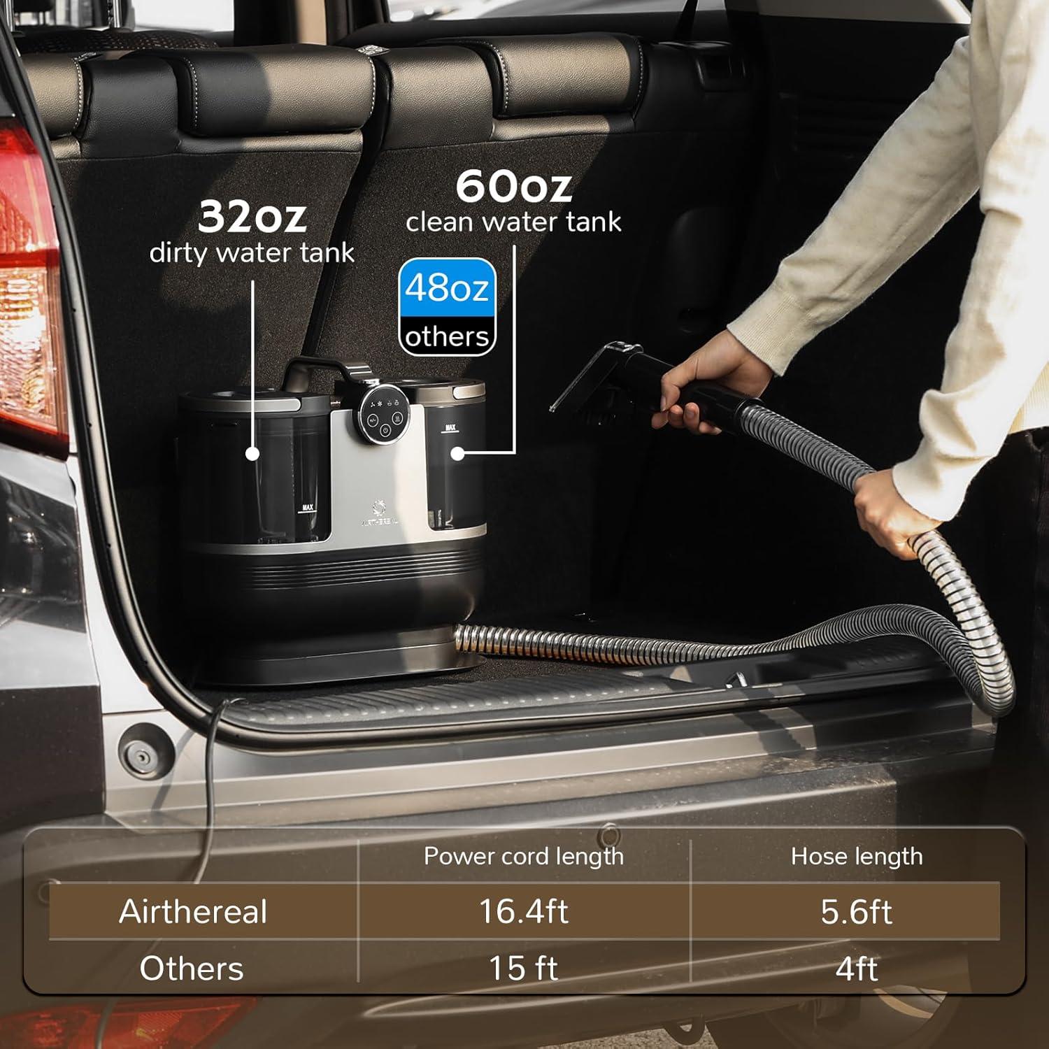 Limpiadora de Alfombras Airthereal S1 14KPa Portátil con Autolimpieza