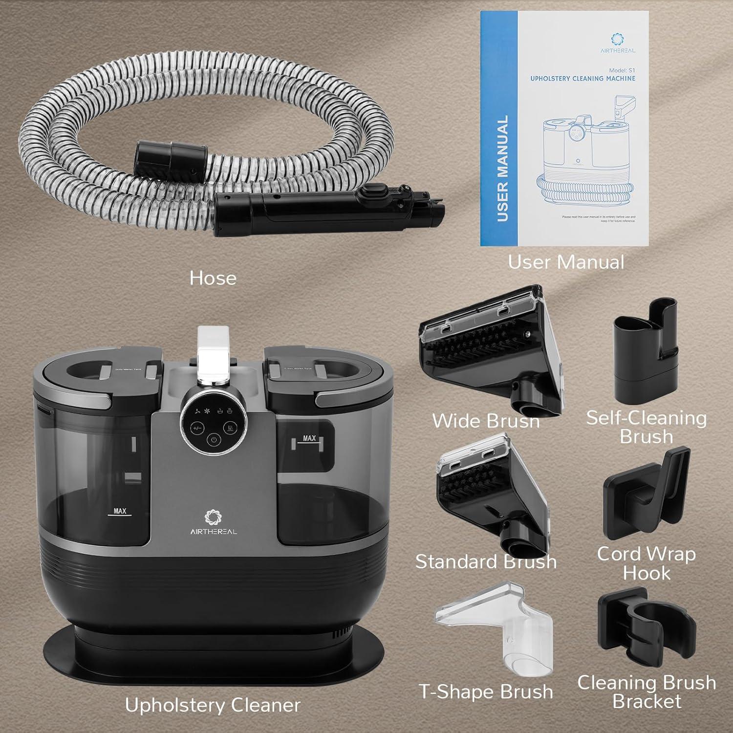 Limpiadora de Alfombras Airthereal S1 14KPa Portátil con Autolimpieza