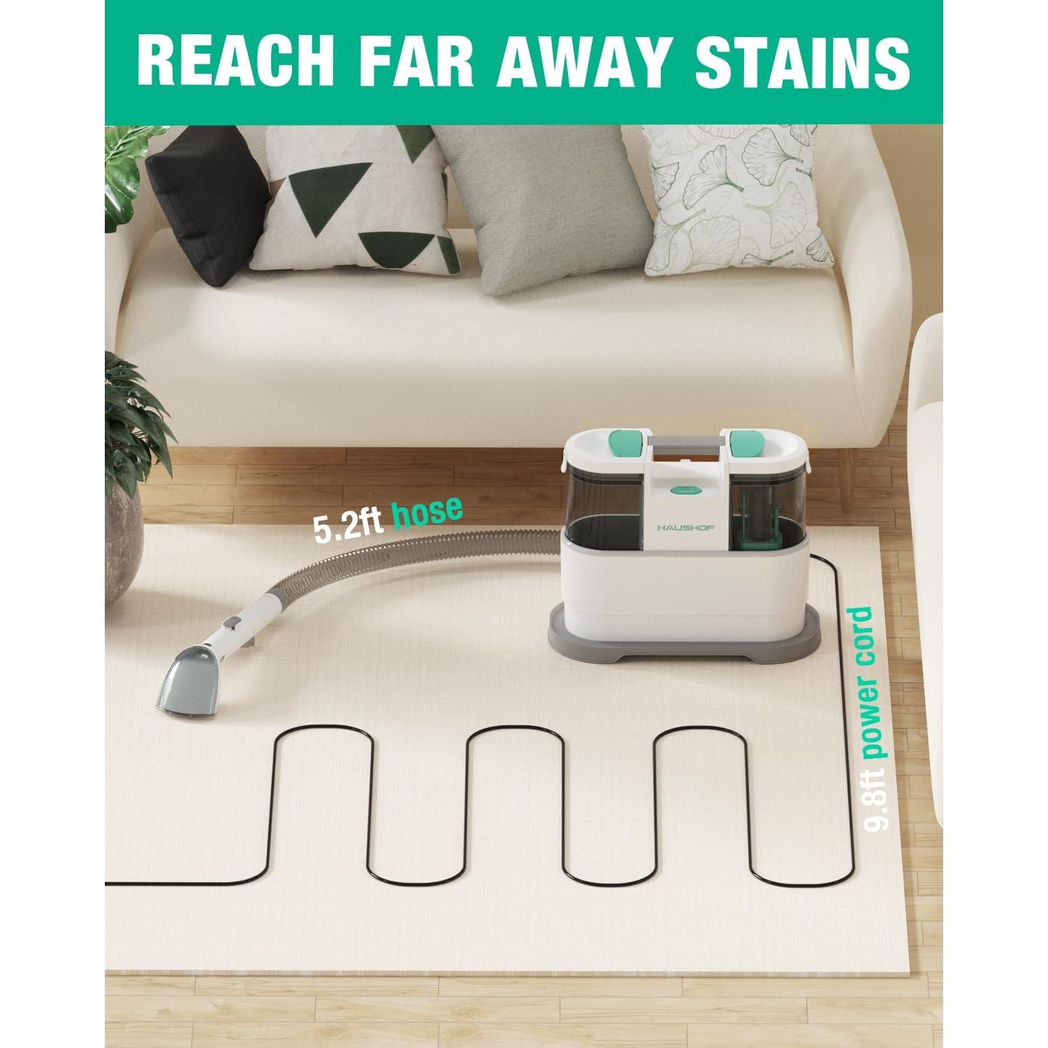 Limpiador de Manchas Portátil HAUSHOF HH23110AE 12Kpa 1.5L