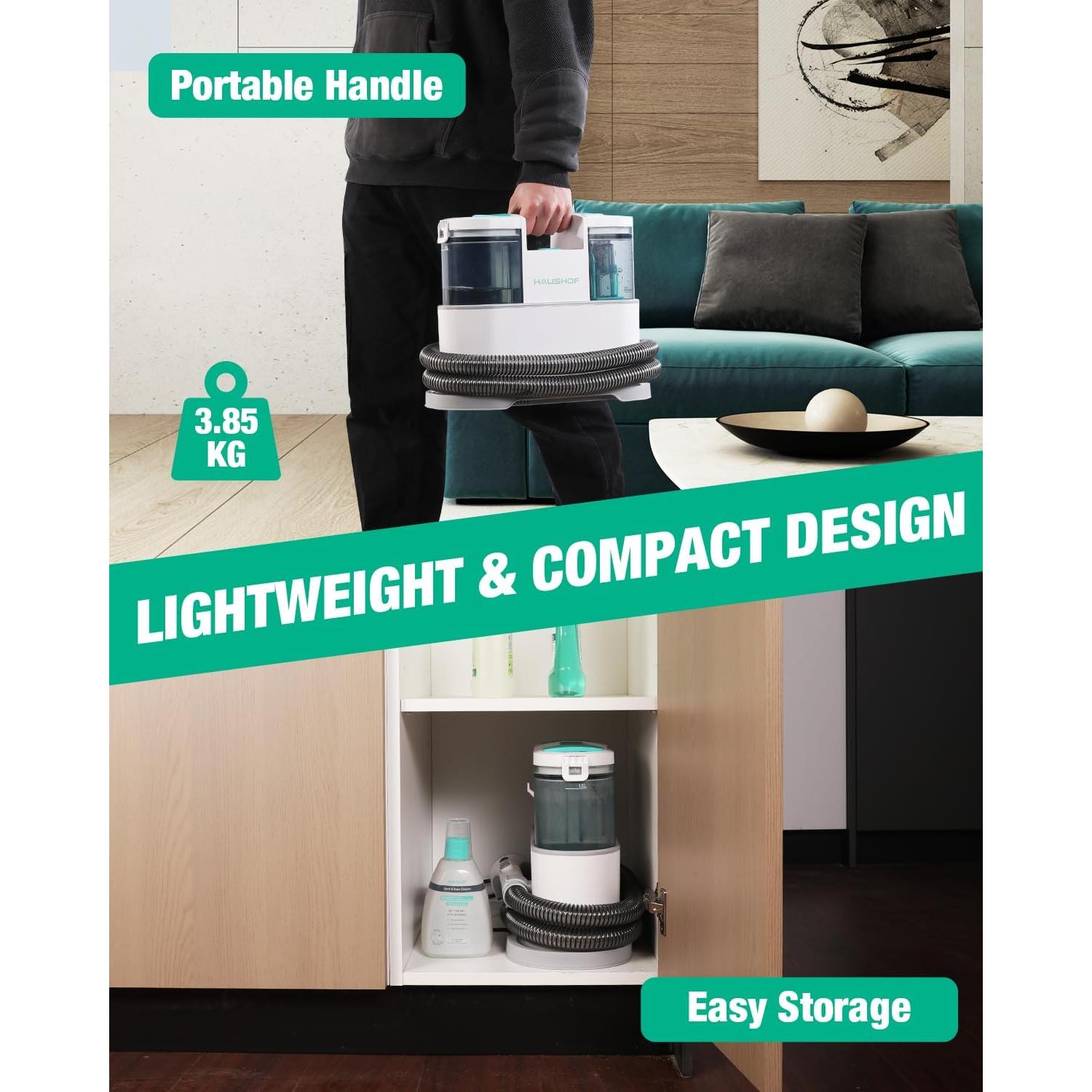 Limpiador de Manchas Portátil HAUSHOF HH23110AE 12Kpa 1.5L