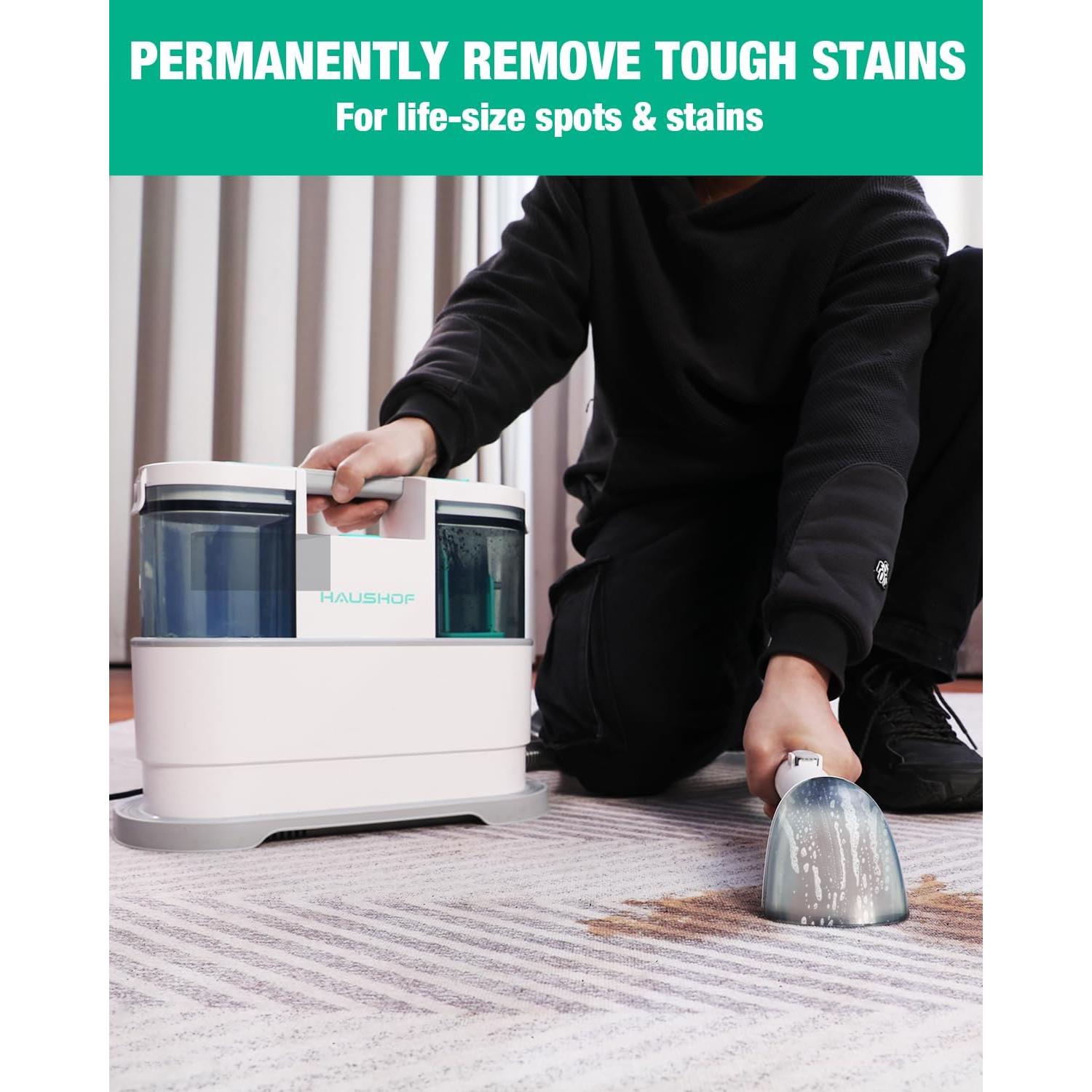 Limpiador de Manchas Portátil HAUSHOF HH23110AE 12Kpa 1.5L