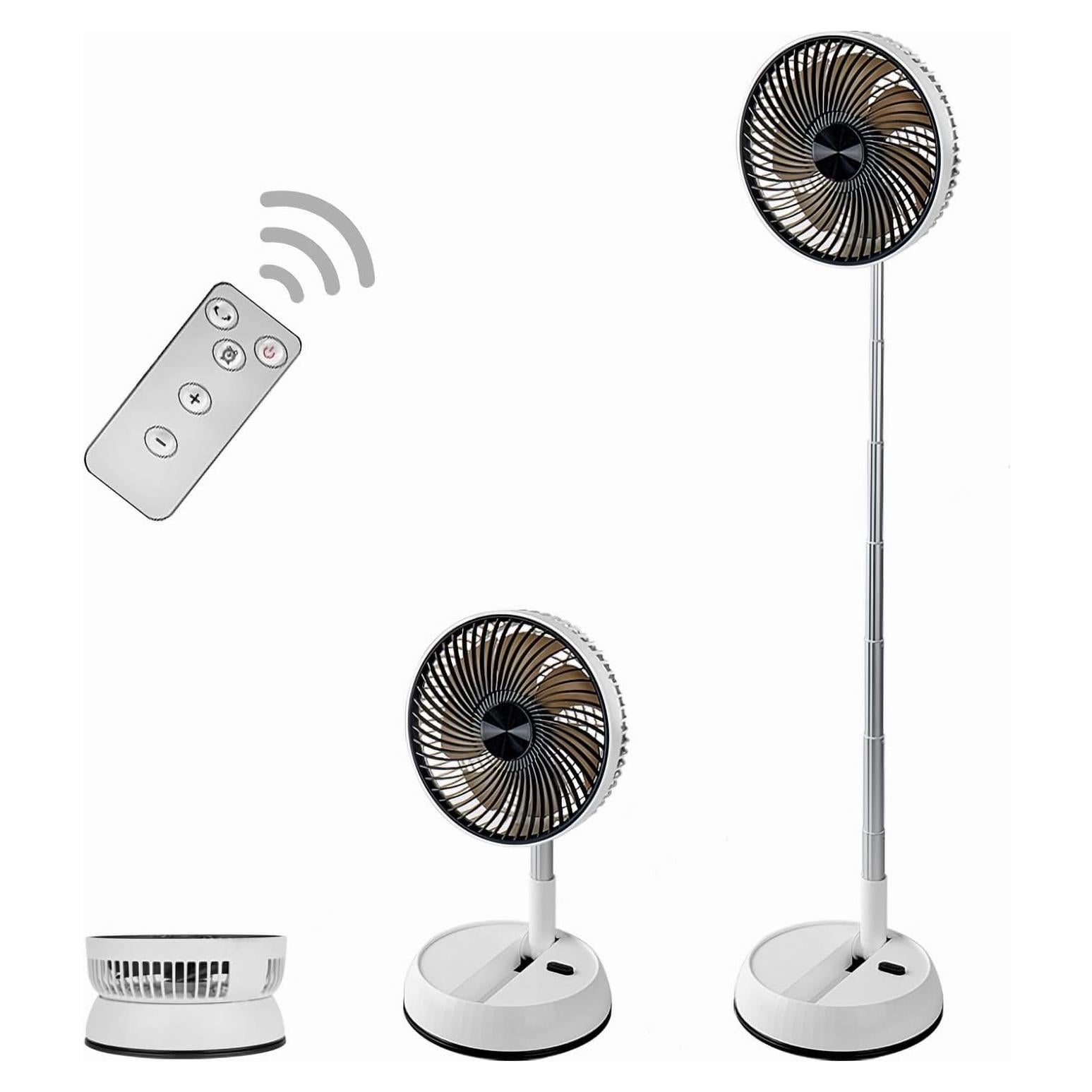 Ventilador Oscilante Plegable Greheywos 8" Batería 7200mAh