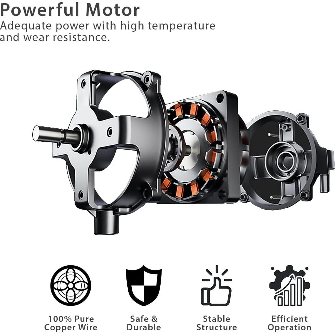 Ventilador de Pedestal Oscilante Air Monster 40.64 cm 5 Velocidades