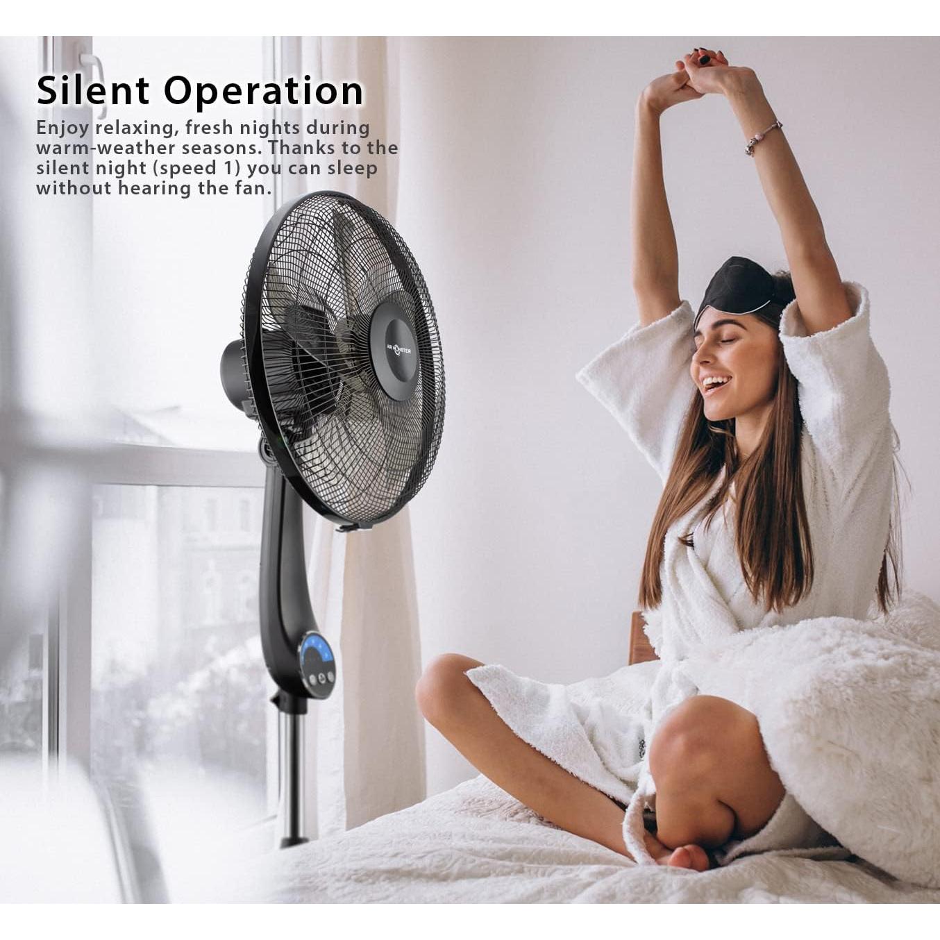 Ventilador de Pedestal Oscilante Air Monster 40.64 cm 5 Velocidades