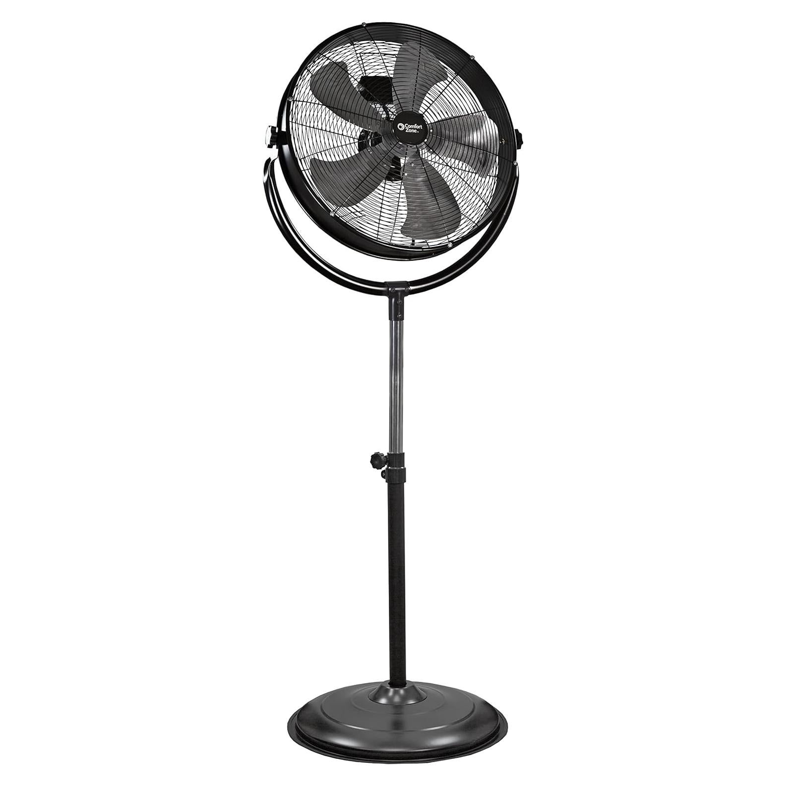 Ventilador de Pedestal Industrial Zona de Confort 20" Ajustable