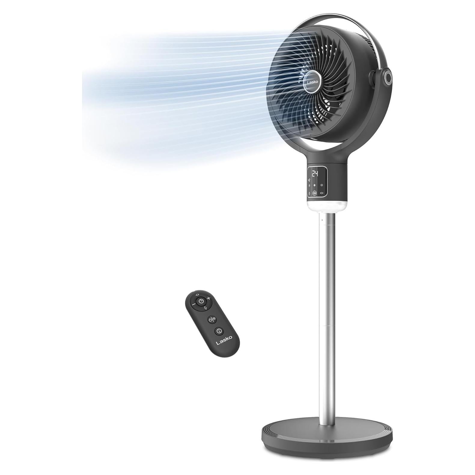 Ventilador de pedestal Lasko Whirlwind 24 velocidades 25dBA