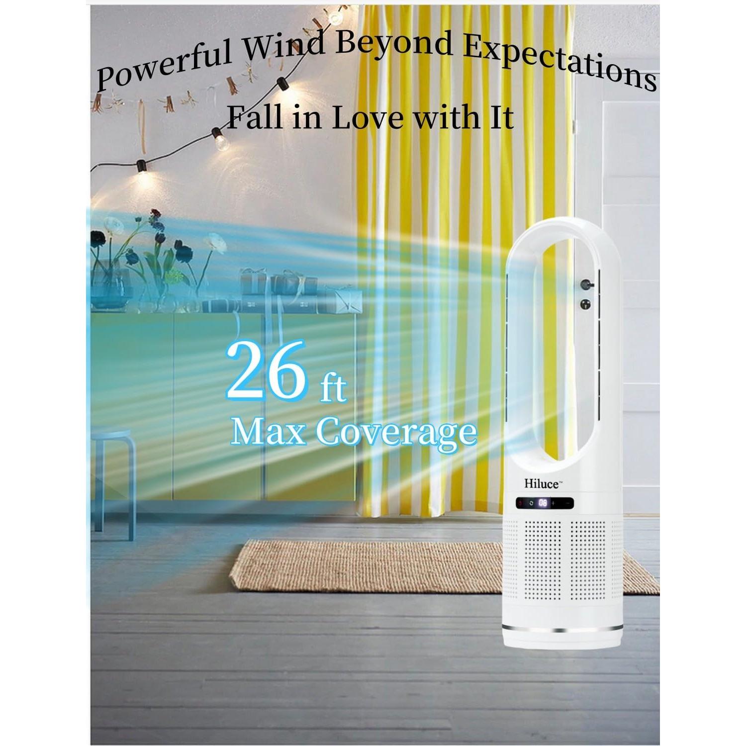 Ventilador de Torre Sin Aspas Hiluce HL-046 81cm Control Remoto