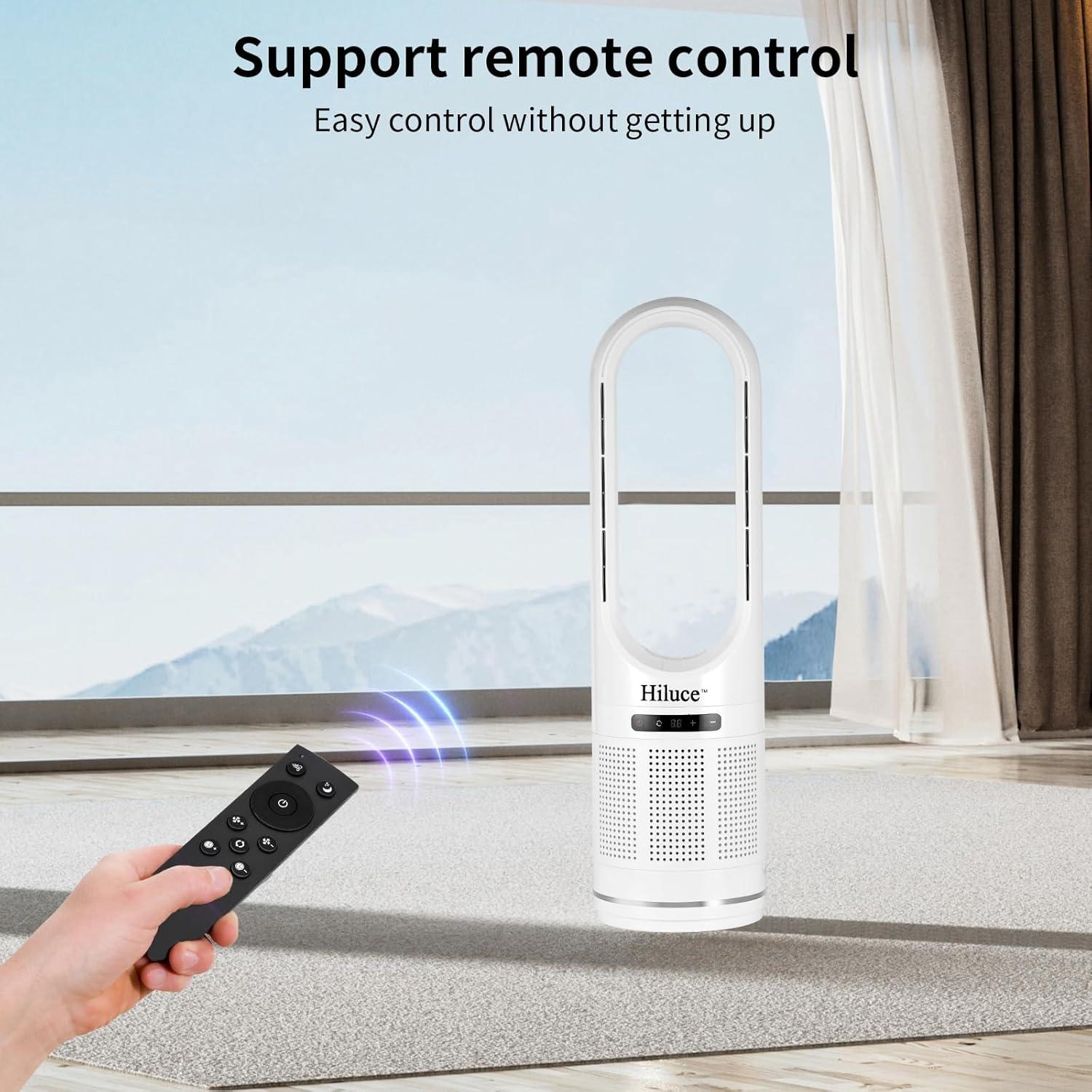 Ventilador de Torre Sin Aspas Hiluce HL-046 81cm Control Remoto