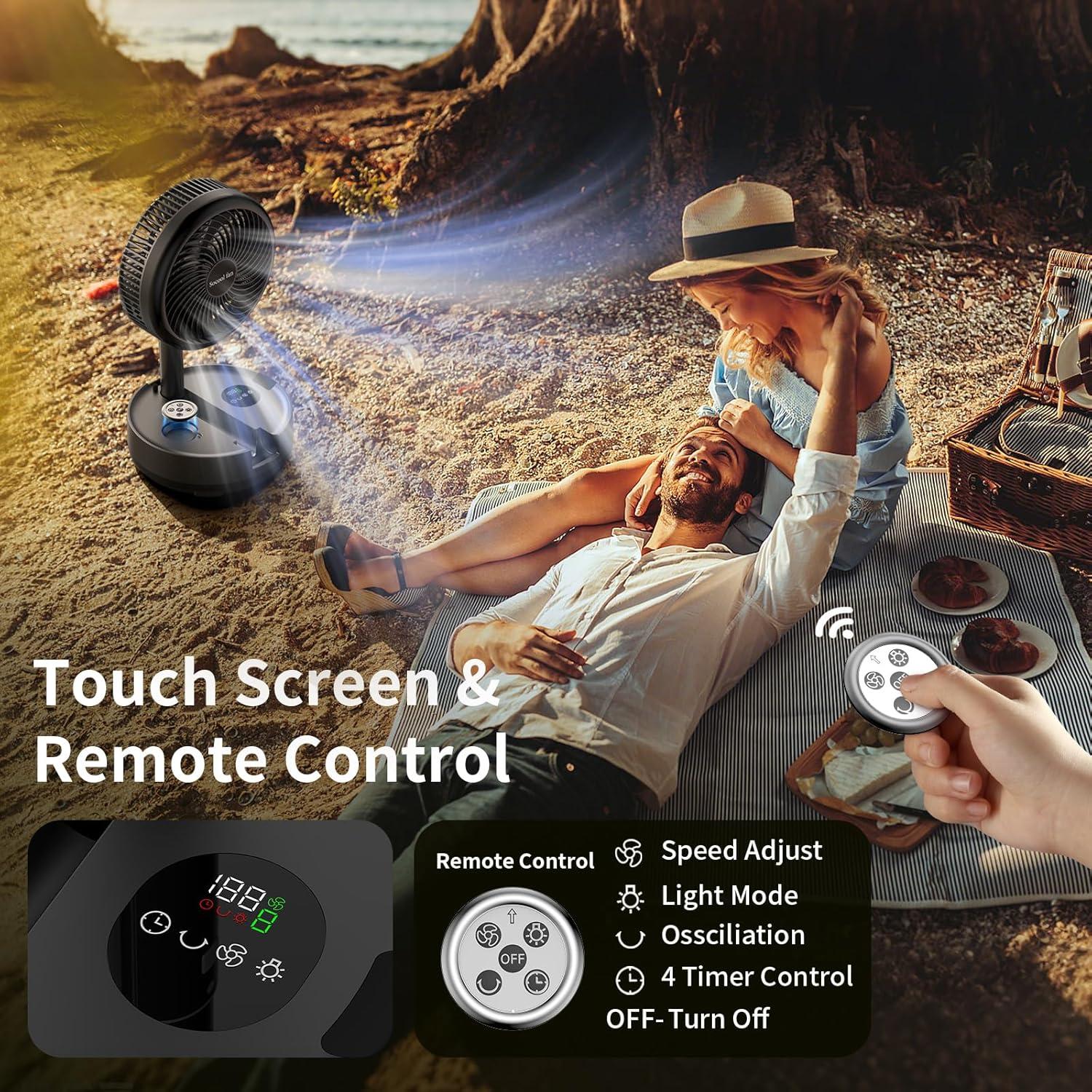 Ventilador Portátil Socool A14 10" 40000mAh 8 Velocidades