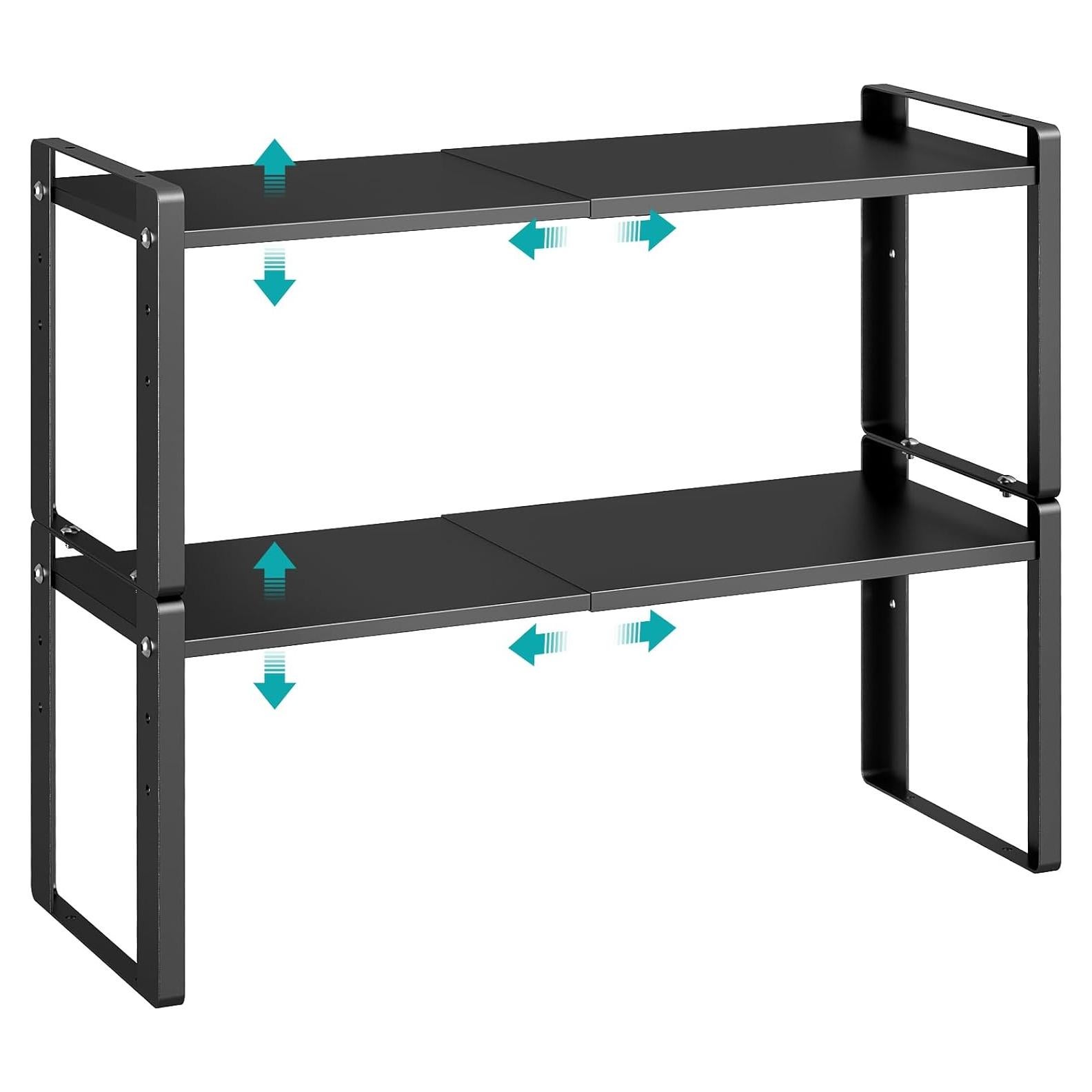 Estantes Organizadores de Gabinete de Cocina Astrorhine 2 Paquete Expandibles