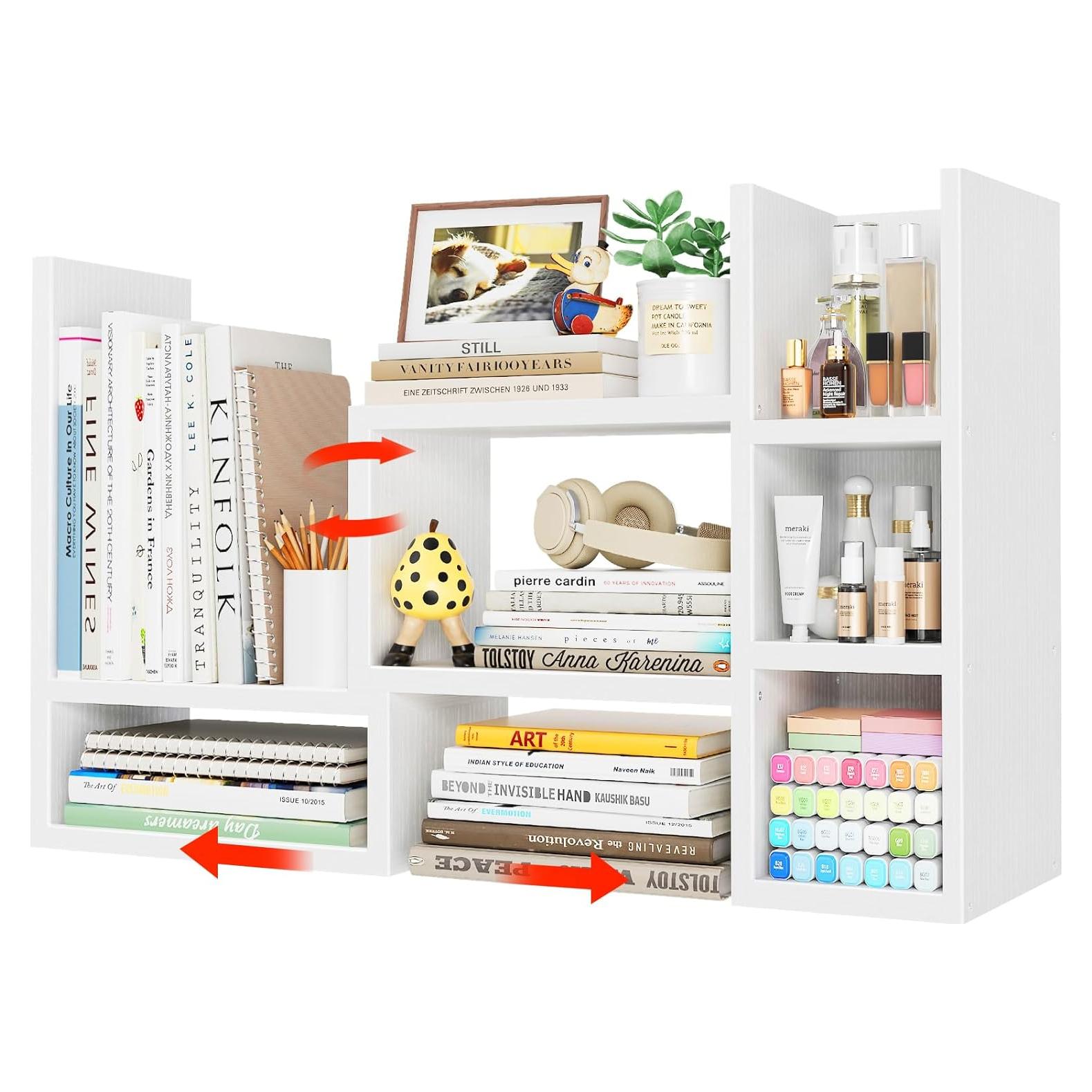 Estante Organizador de Escritorio NUTIKAS Blanco Ajustable 3 Niveles