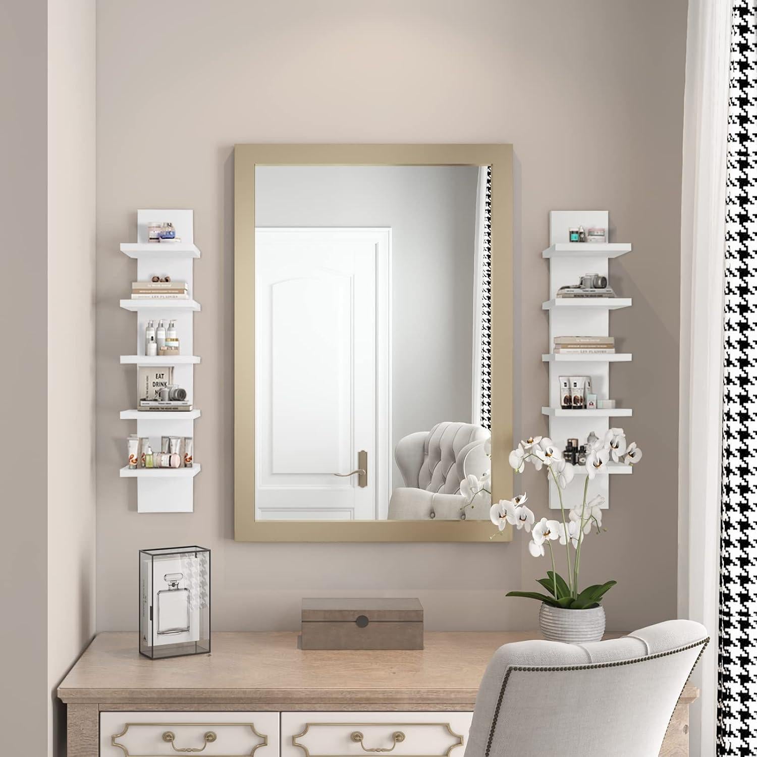 Estante Flotante de Pared Homaterial Blanco 5 Niveles 78.74 cm