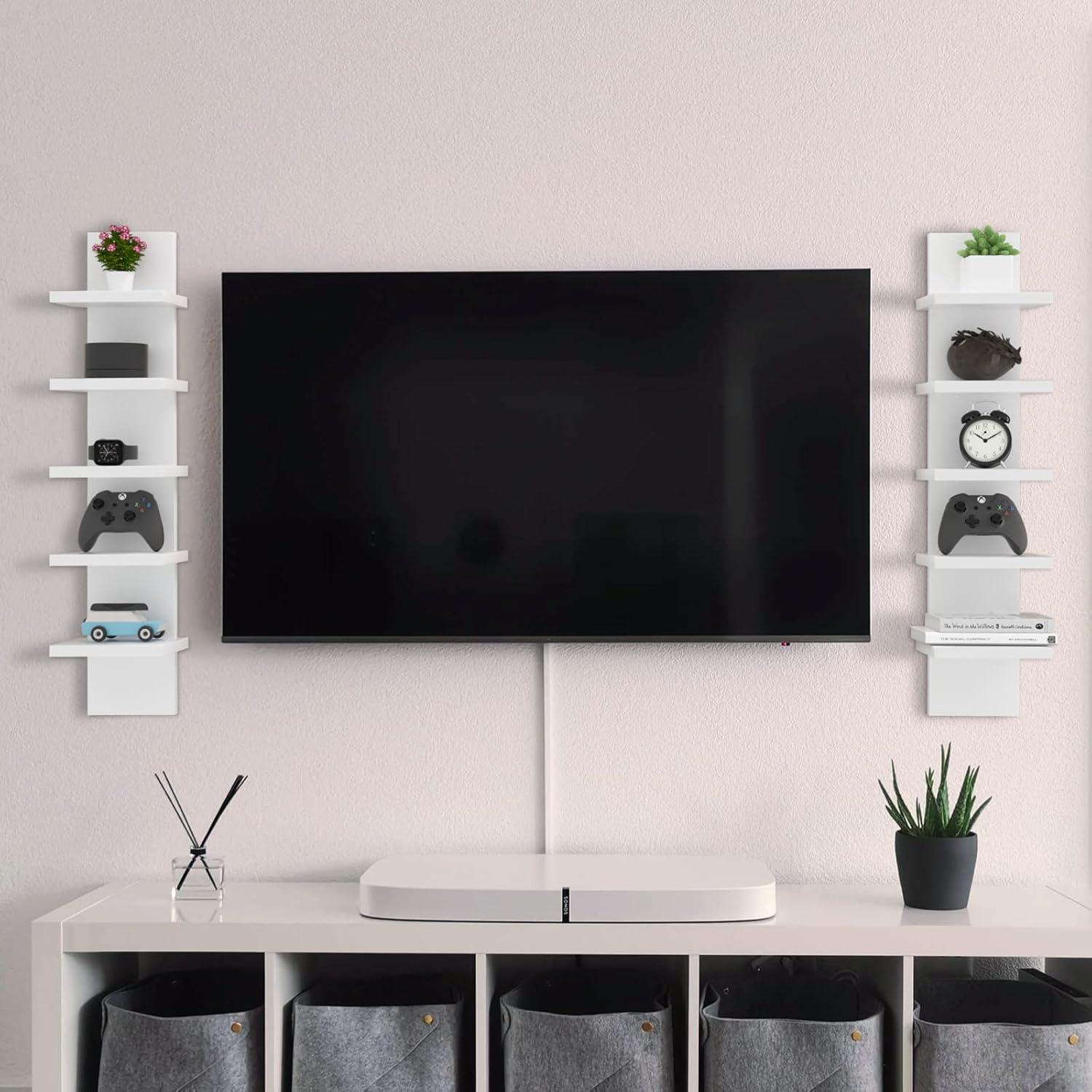 Estante Flotante de Pared Homaterial Blanco 5 Niveles 78.74 cm