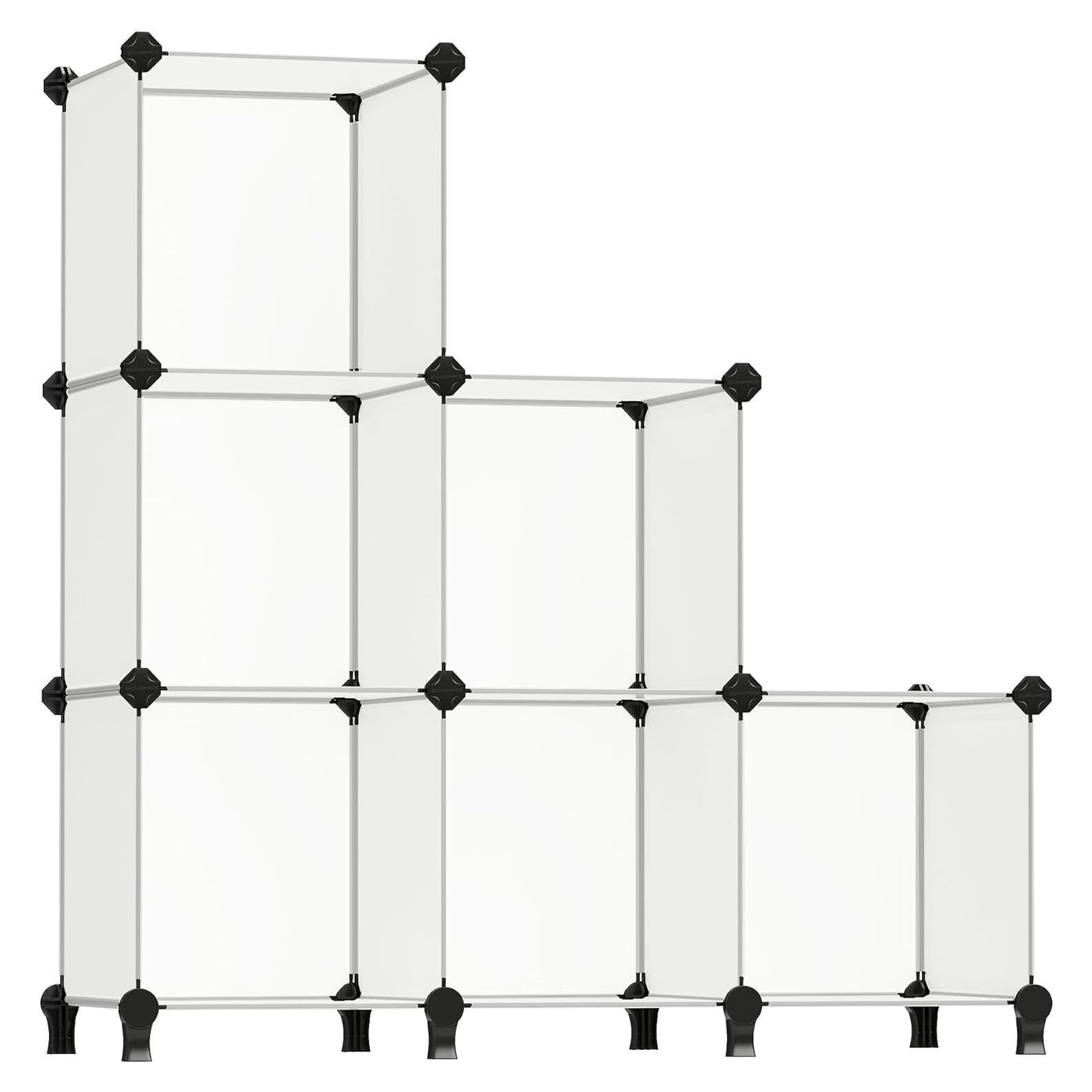 Organizador de Almacenamiento SONGMICS 6 Cubos 30x30 cm Blanco