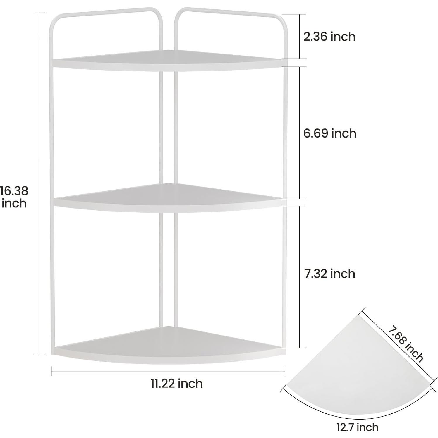 Organizador de Encimera de Baño Forest Angle P7 Blanco
