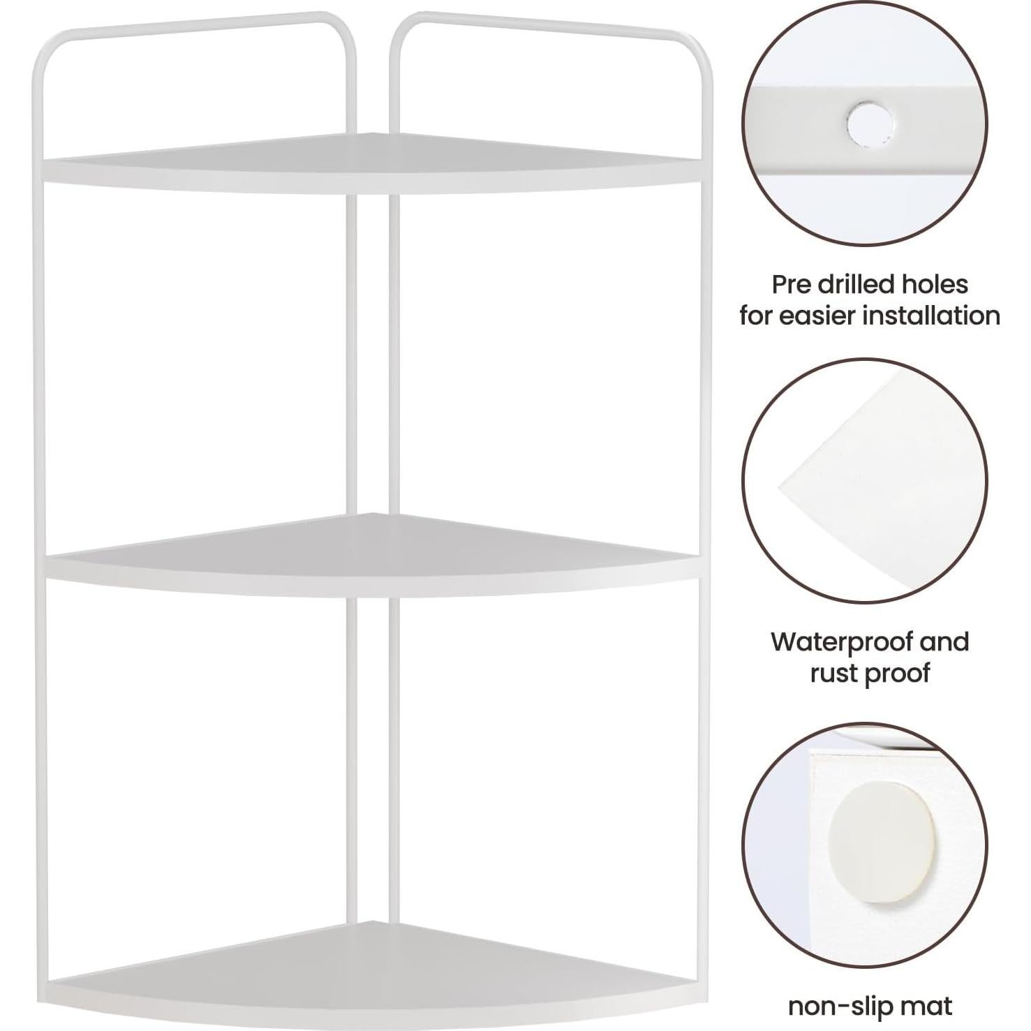 Organizador de Encimera de Baño Forest Angle P7 Blanco