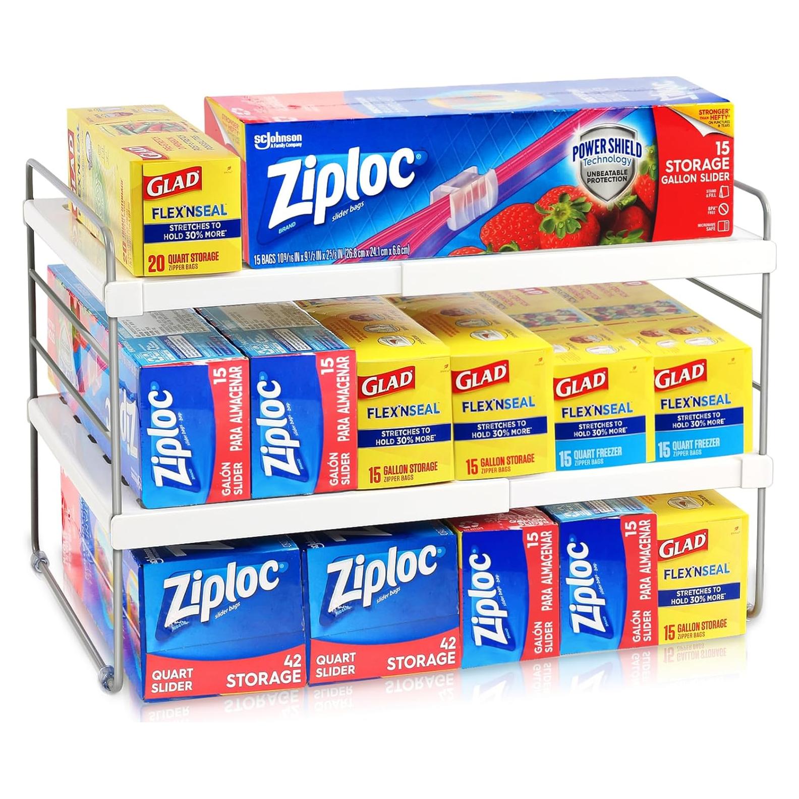 Organizador de Papel de Aluminio JUPELI Ajustable 24.9-39.6 cm